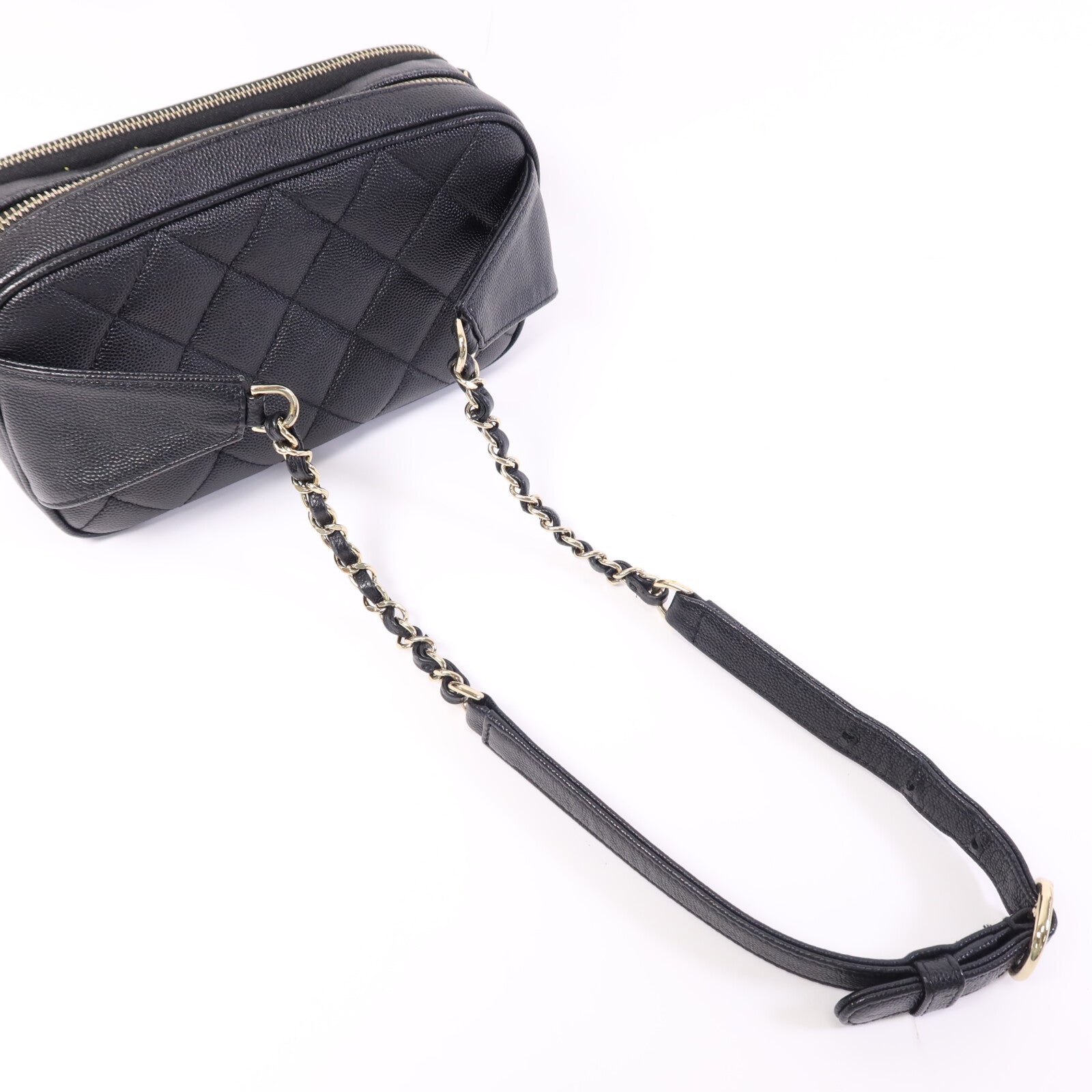 CHANEL 【激減優惠】牛皮皮革Waist Bag金扣腰包