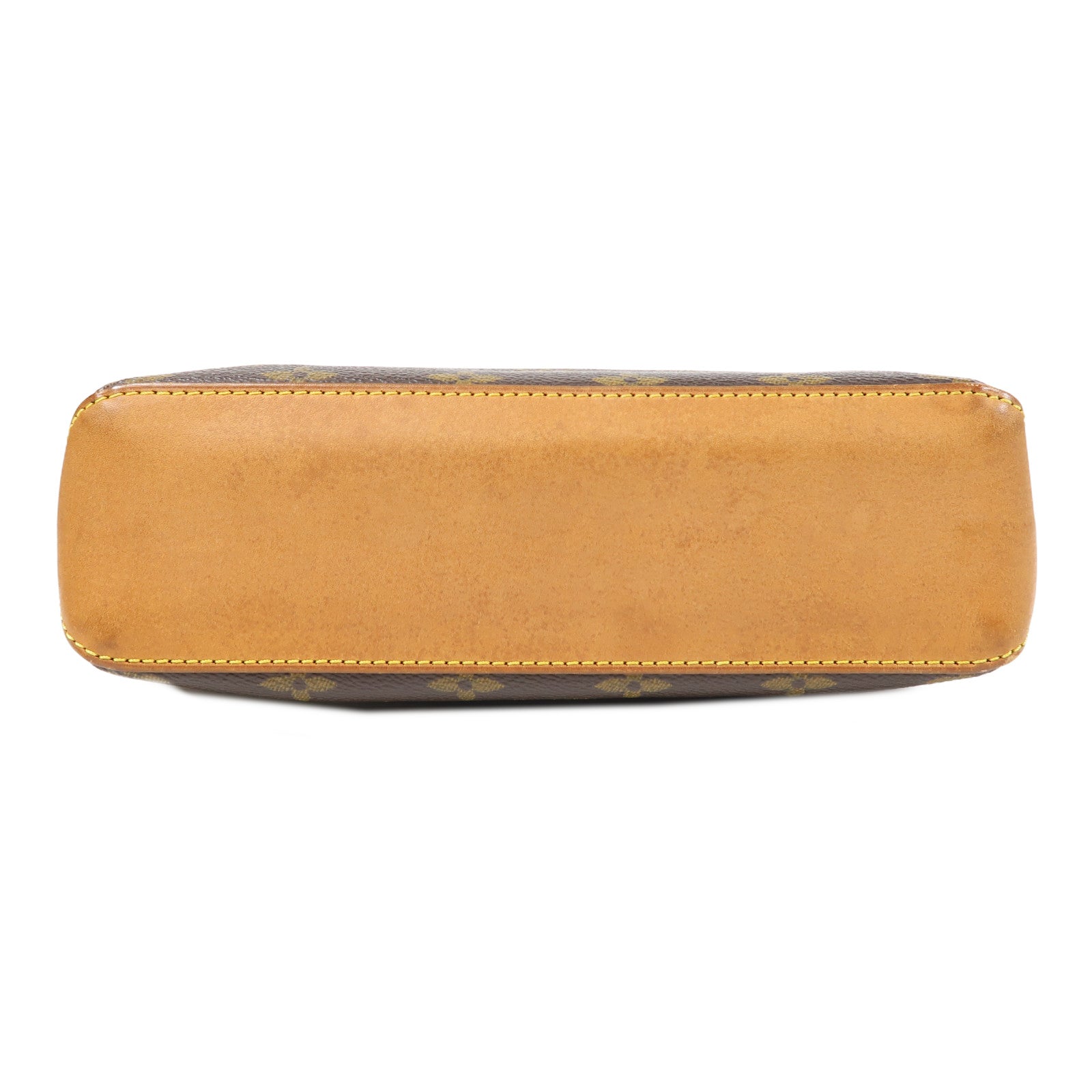 LOUIS VUITTON Monogram Trotteur金扣肩背袋啡色
