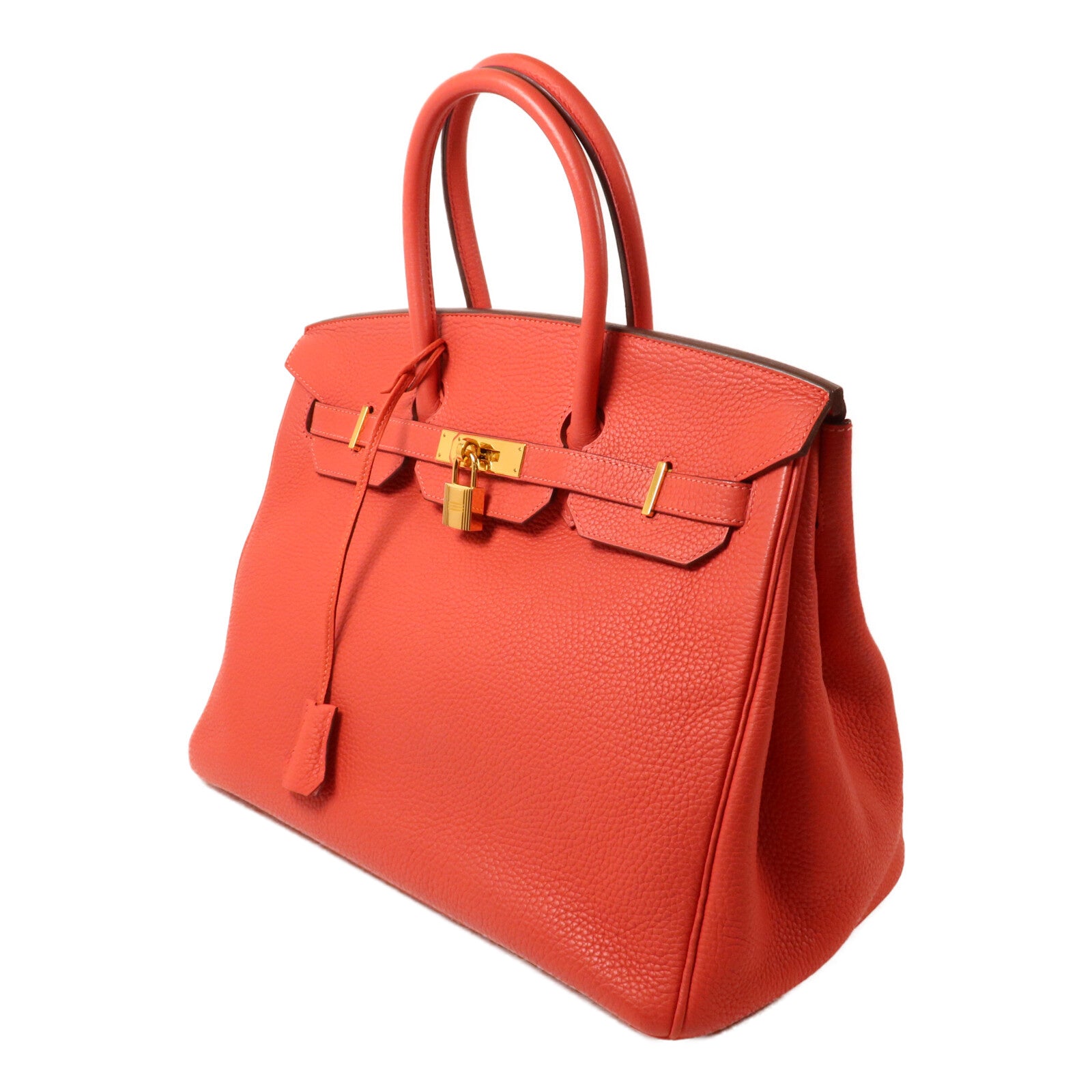 HERMES Togo皮革Birkin 35手挽袋Rouge Pivoine