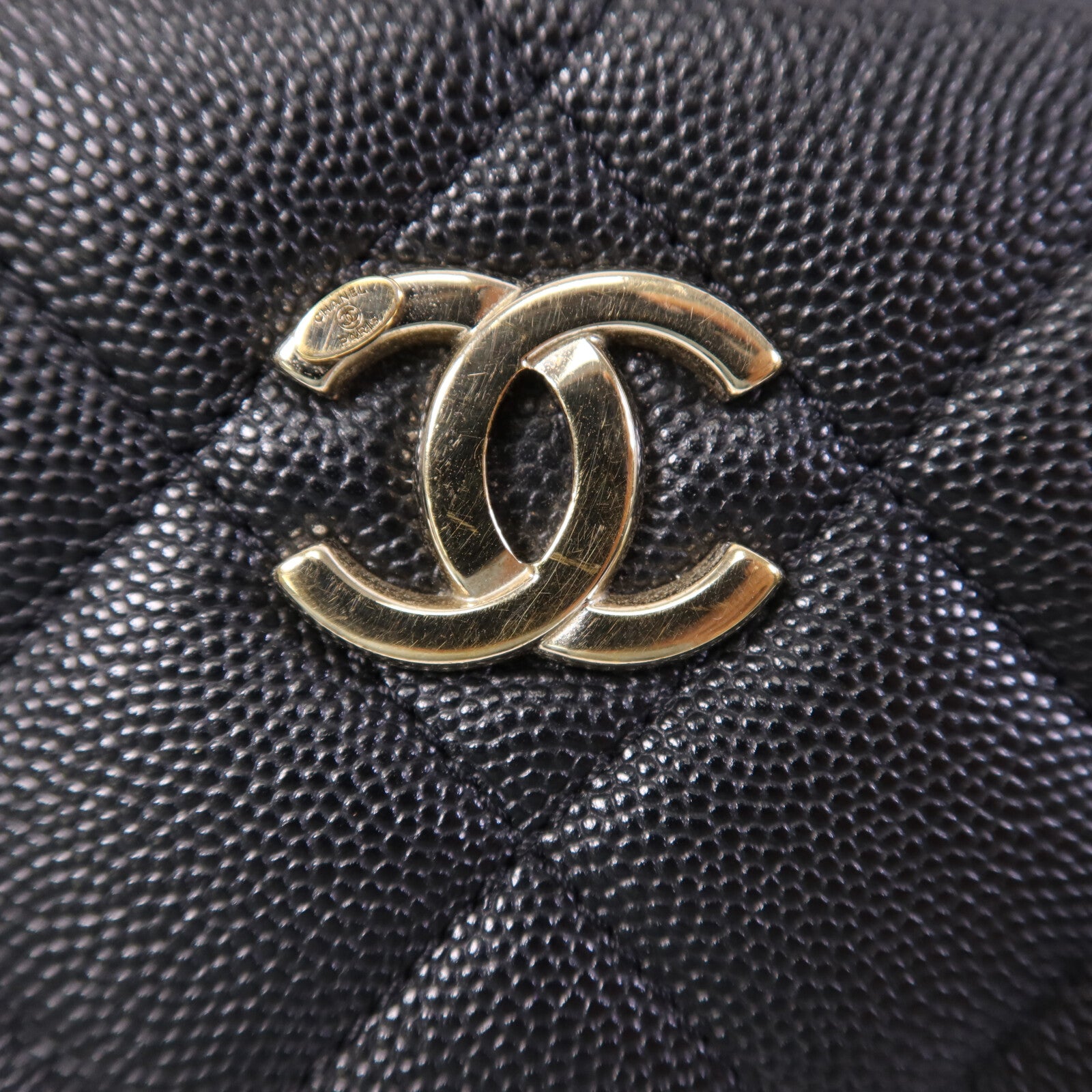 CHANEL 【激減優惠】牛皮皮革Waist Bag金扣腰包