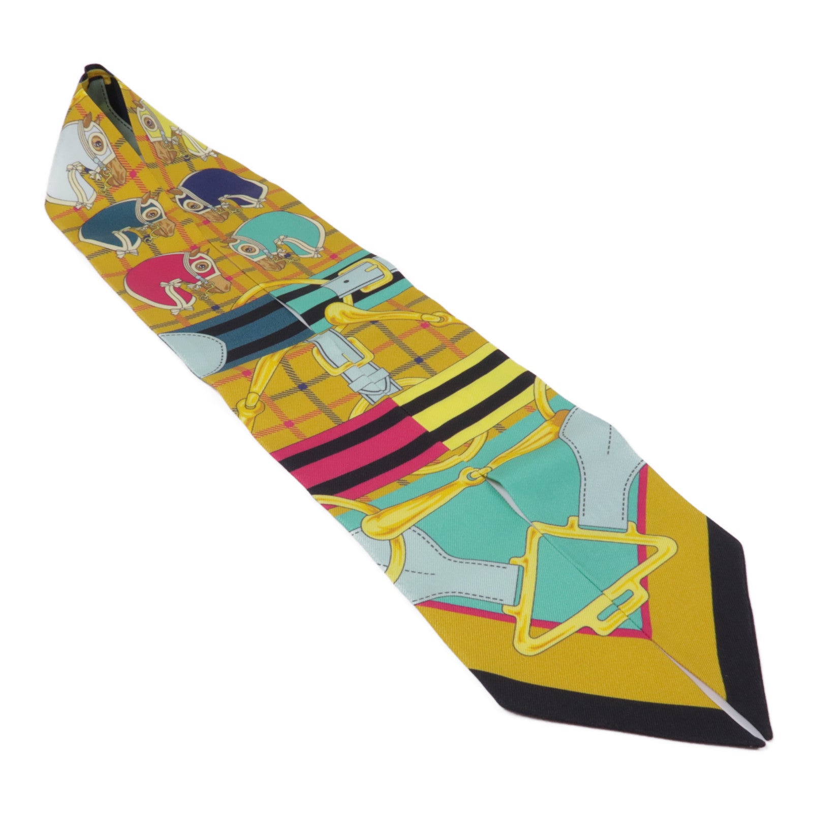 HERMES 絲質Twilly絲巾