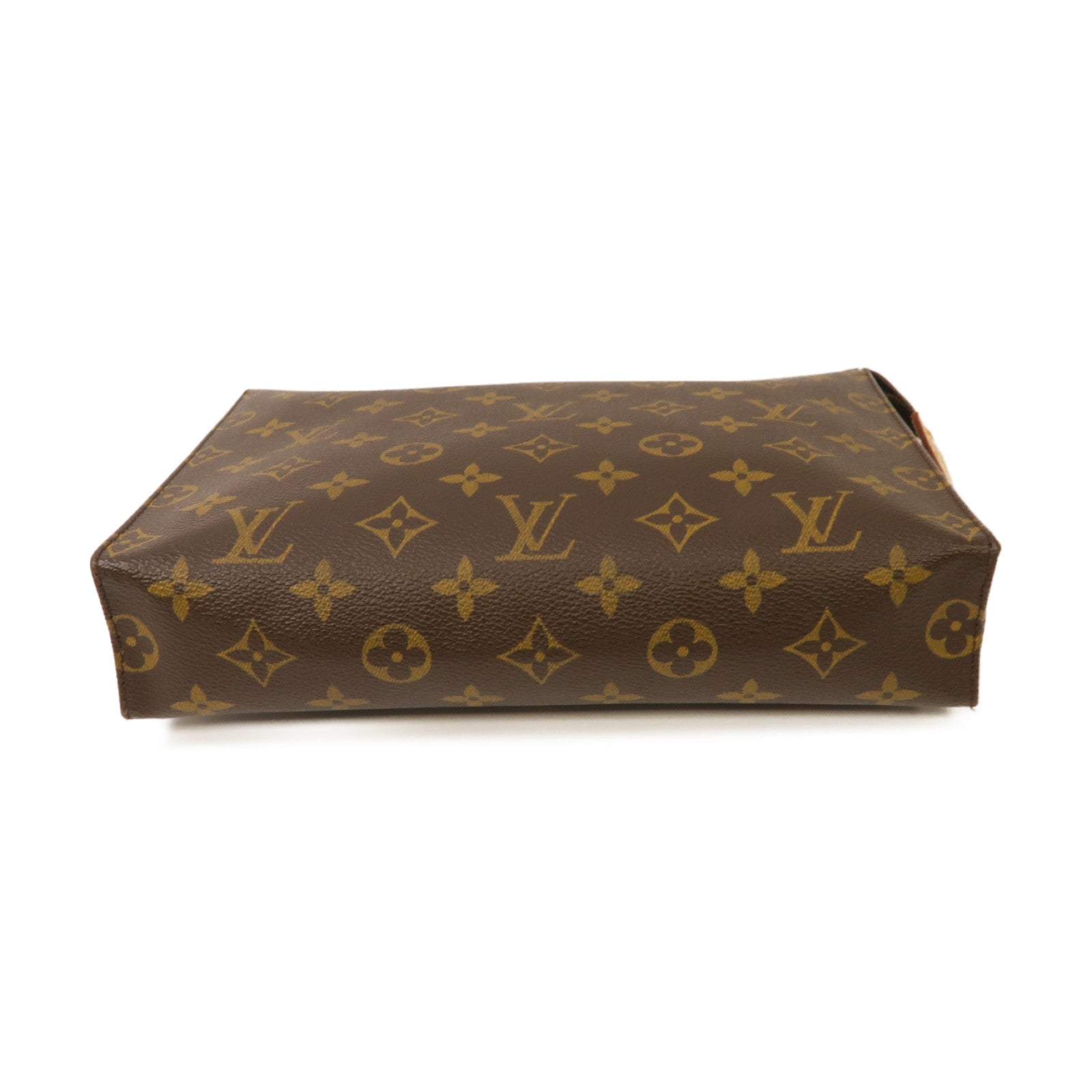 LOUIS VUITTON 【激減優惠】Monogram Clutch Bag金扣手拿包啡色