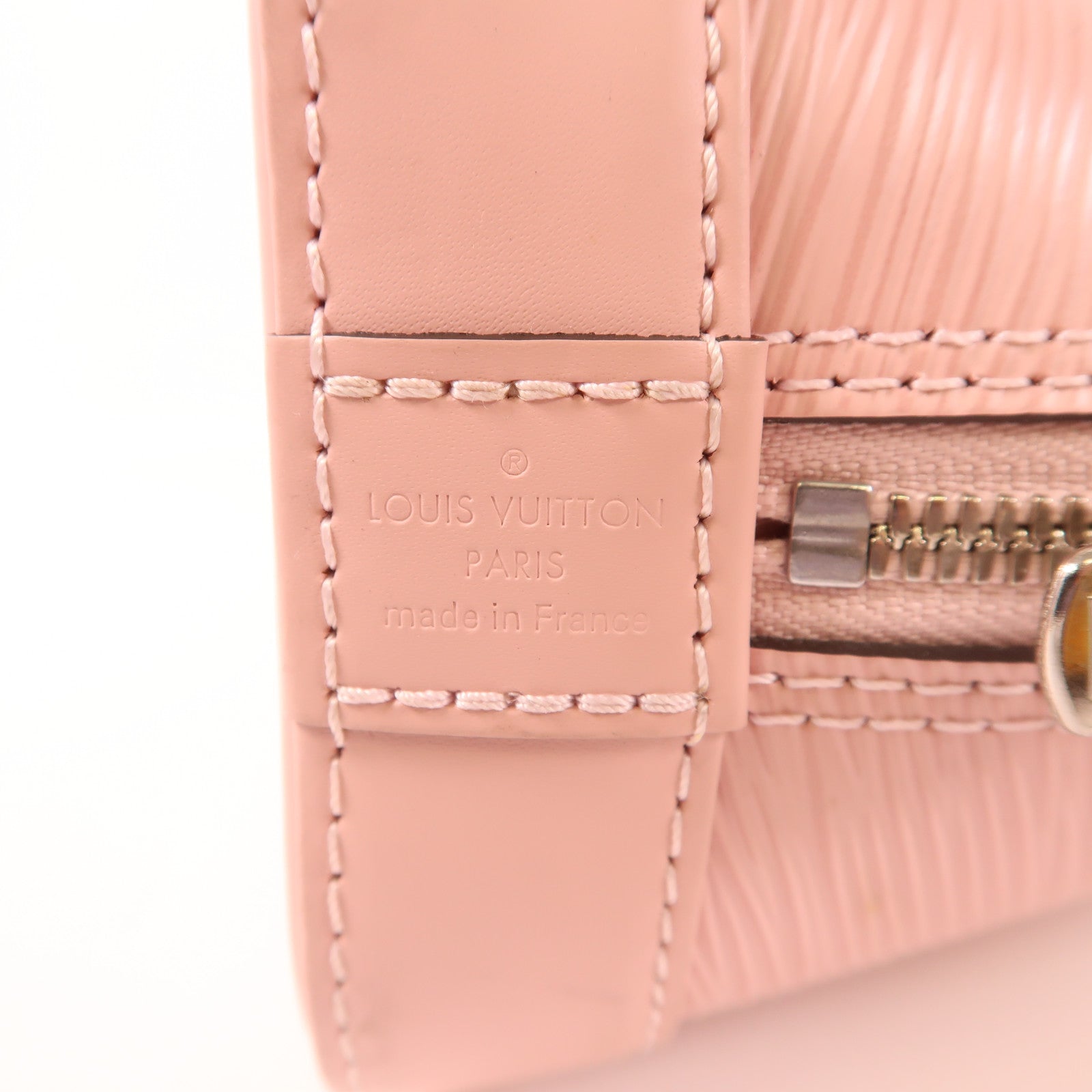 LOUIS VUITTON Epi Alma BB銀扣手挽肩背兩用袋