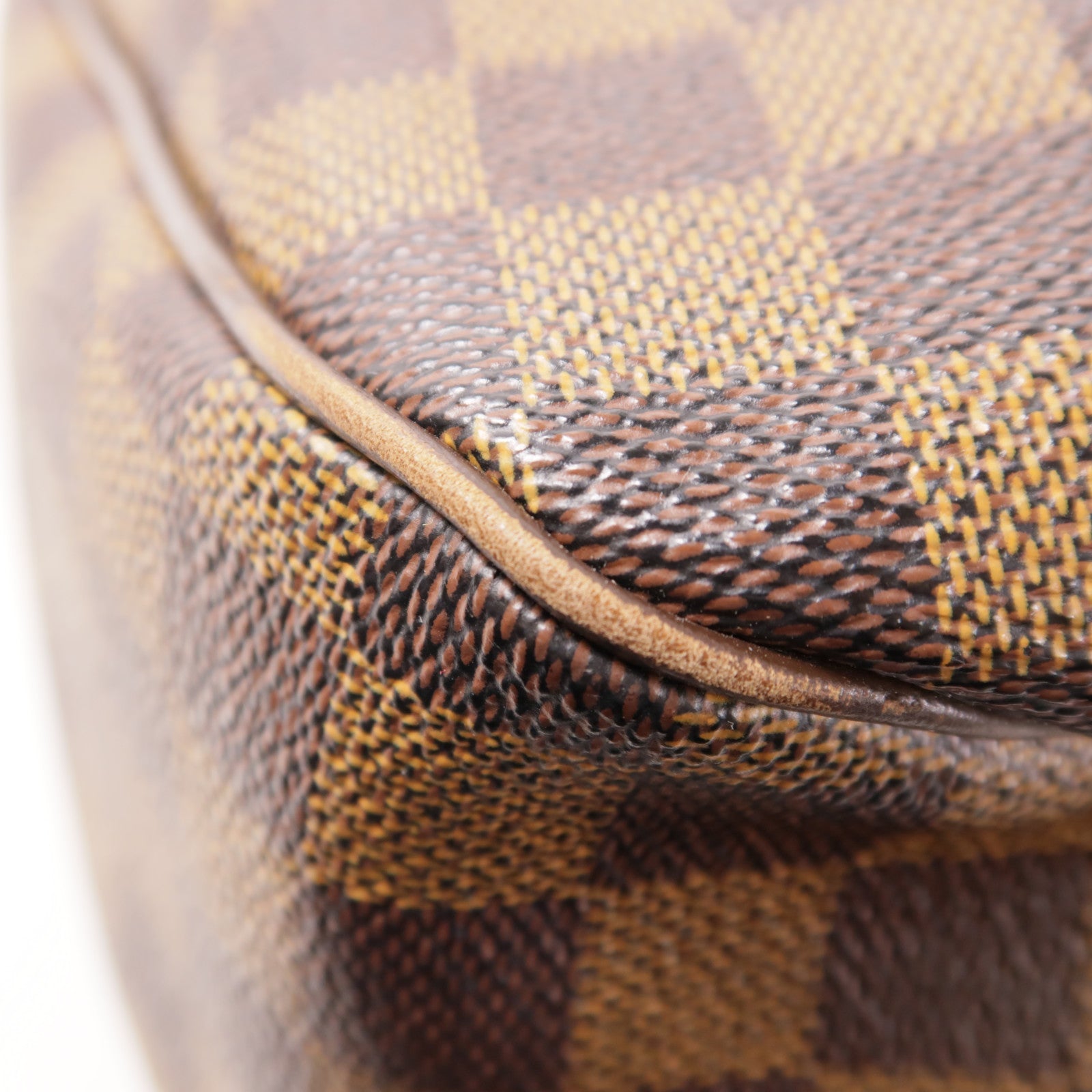 LOUIS VUITTON LV GHW Evora MM 2 Way Shoulder Handbag N41131 Damier Brown