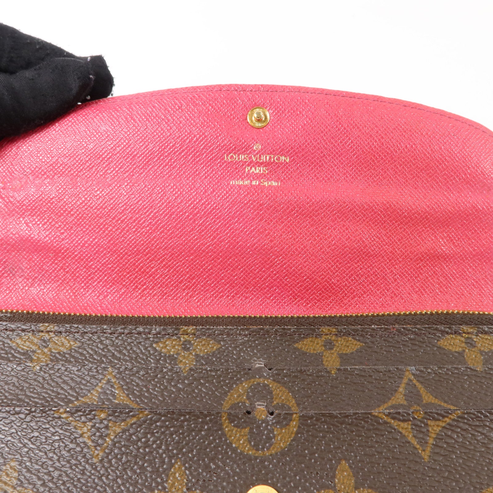 LOUIS VUITTON Monogram Emilie金扣長錢包