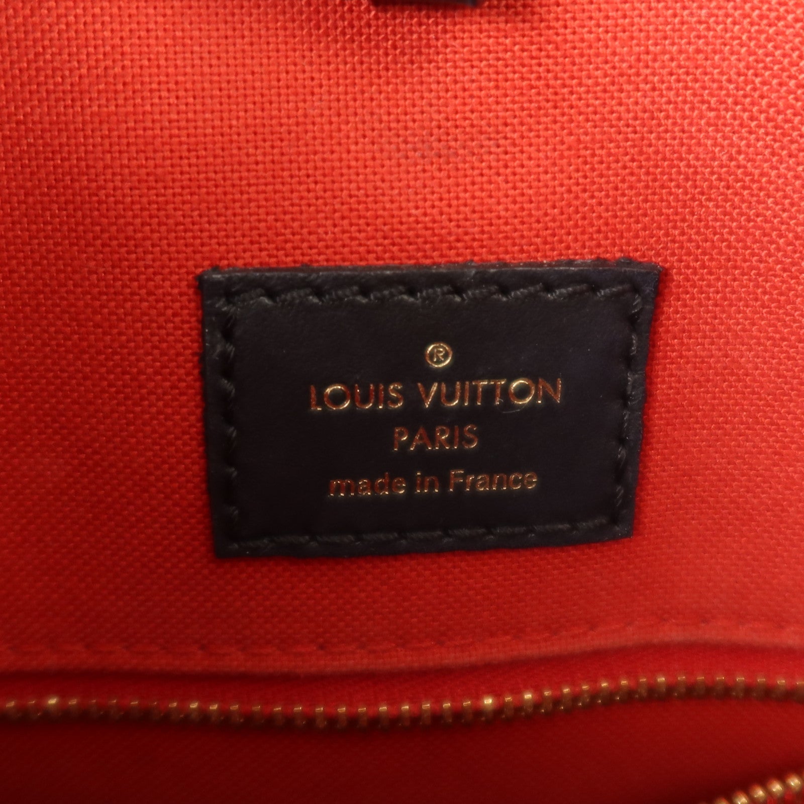 LOUIS VUITTON Monogram Reverse On The Go MM金扣手挽肩背兩用袋