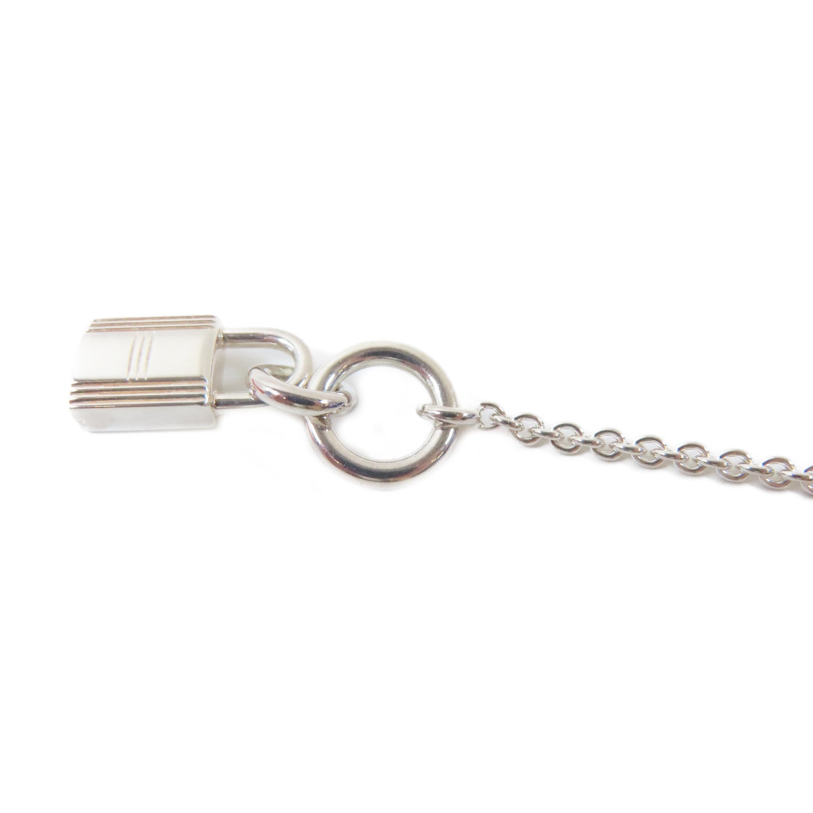 HERMES 925純銀Candenas Pendant Necklace項鍊#40cm