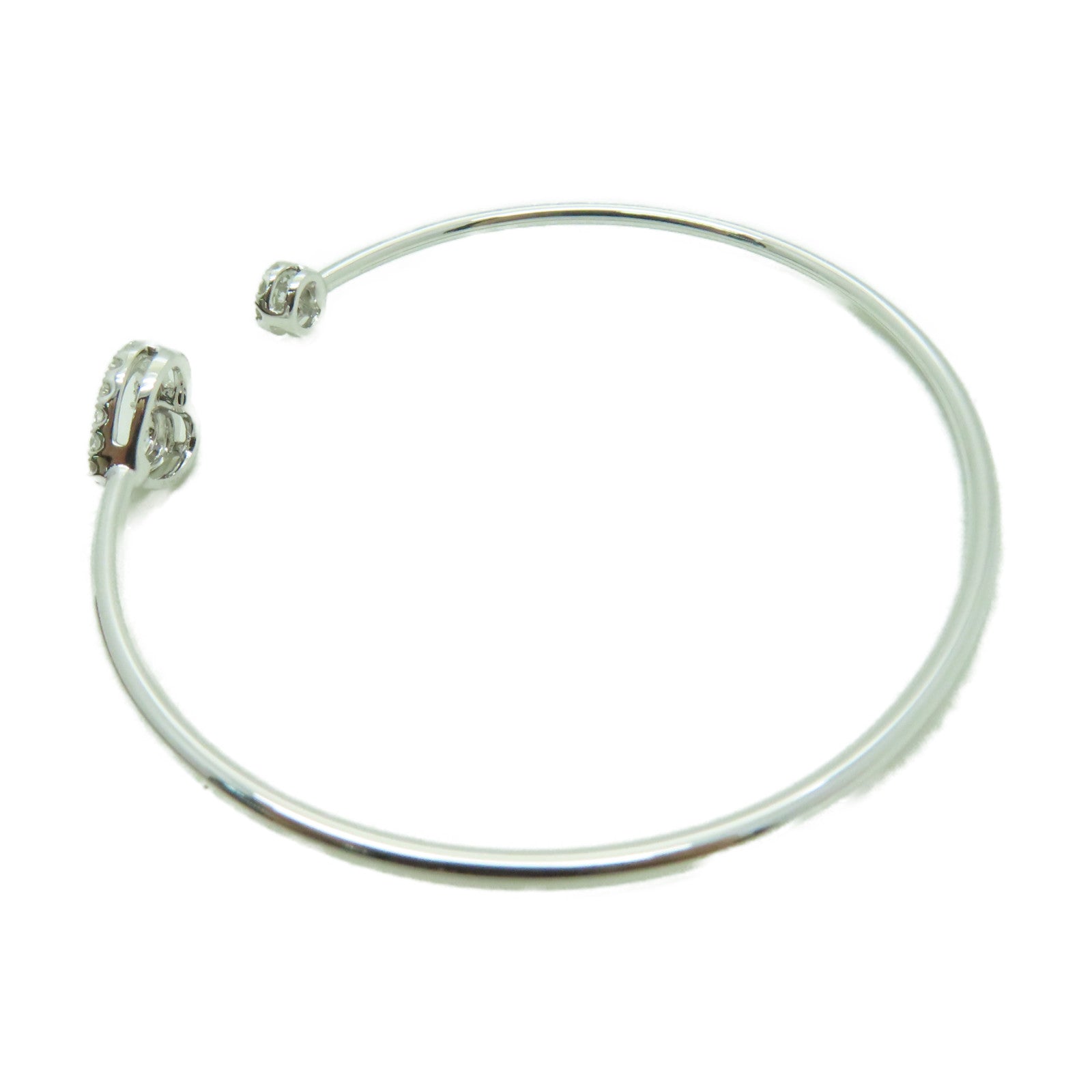 JEWELRY 【激減優惠】18K白金0.21ct鑽石Bangle手鐲銀色