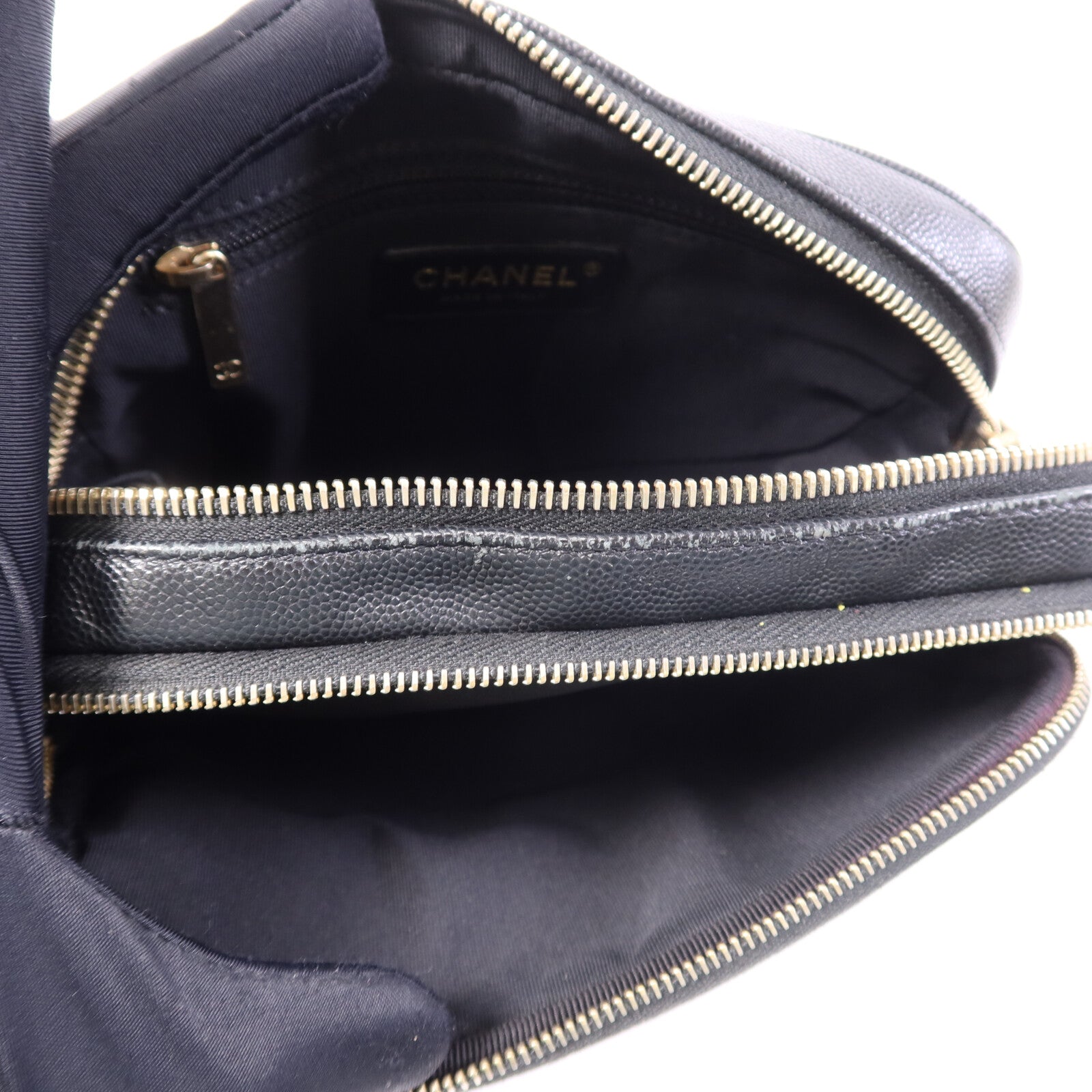 CHANEL 【激減優惠】牛皮皮革Waist Bag金扣腰包