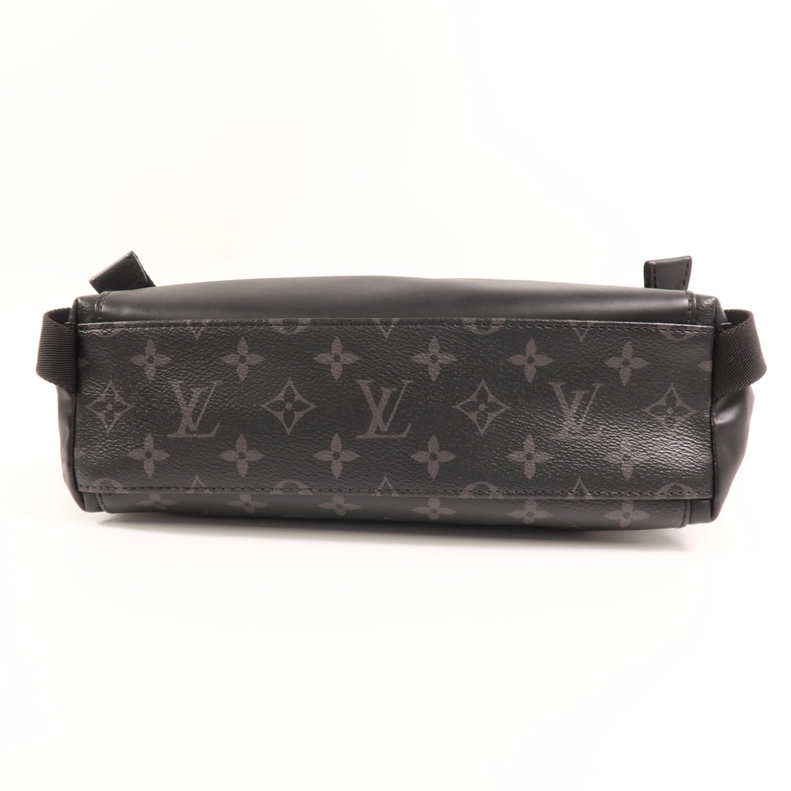 LOUIS VUITTON Monogram Eclipse Messenger PM Voyager銀扣肩背袋