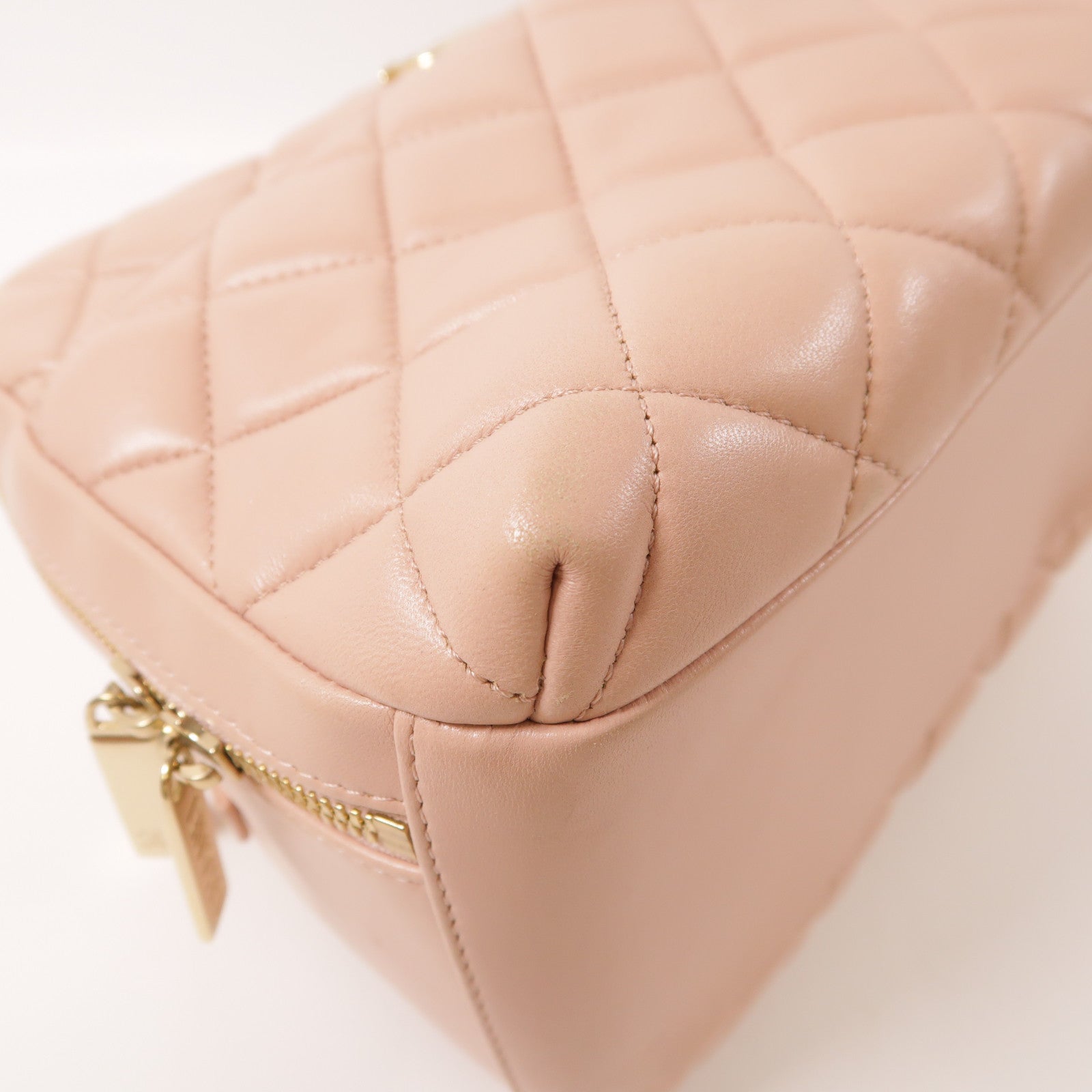 CHANEL 羊皮皮革2way Shoulder Bag金扣鏈帶手挽肩背兩用袋