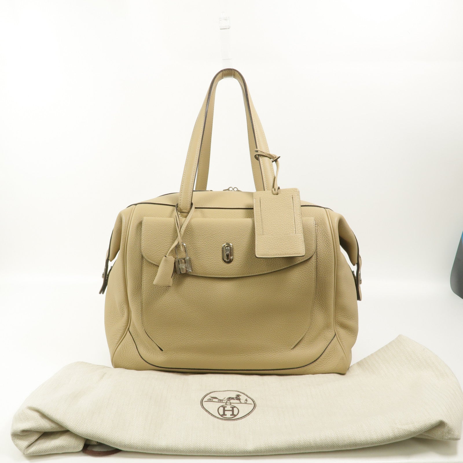 HERMES Clemence皮革Wallago Cabine 35肩背袋Trench