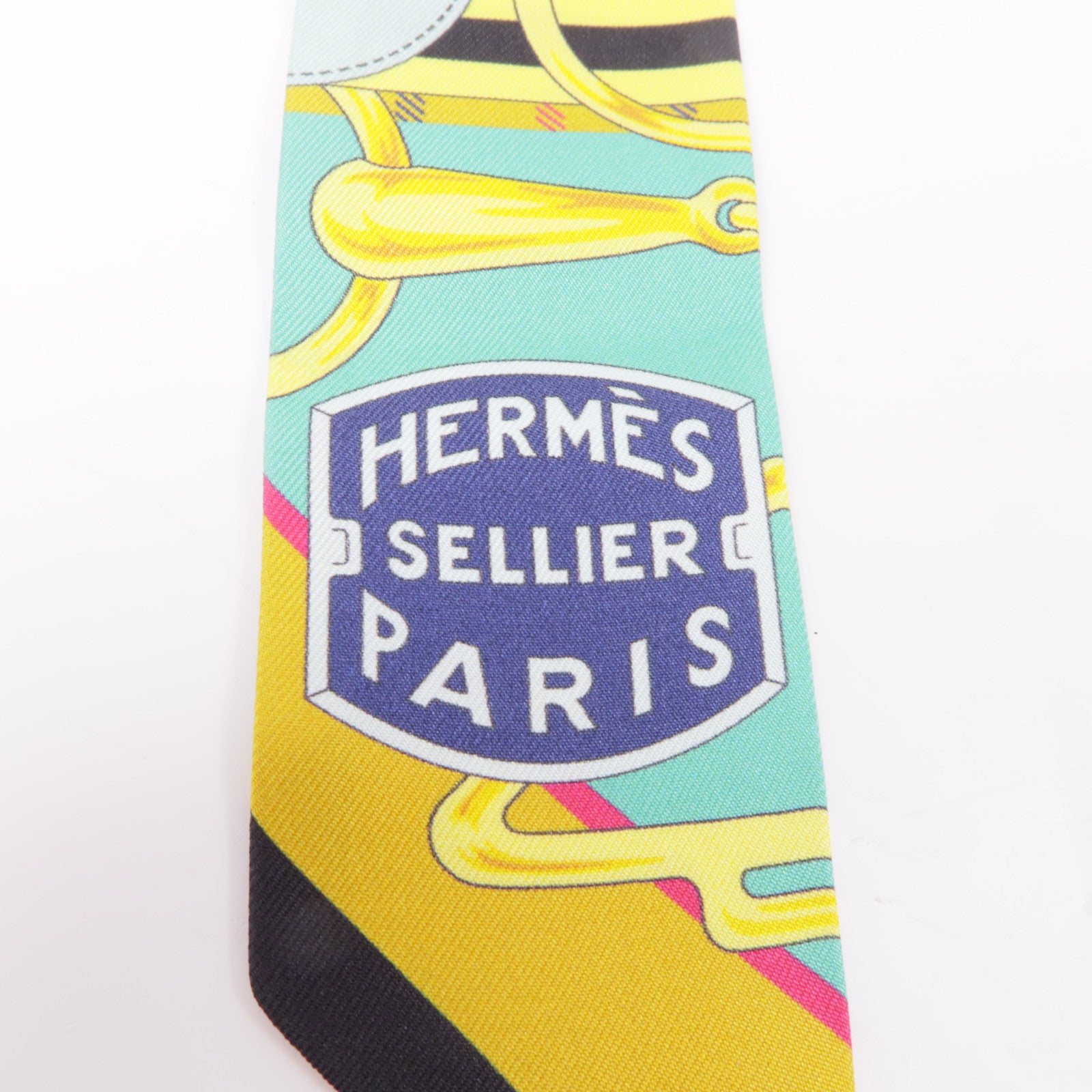 HERMES 絲質Twilly絲巾