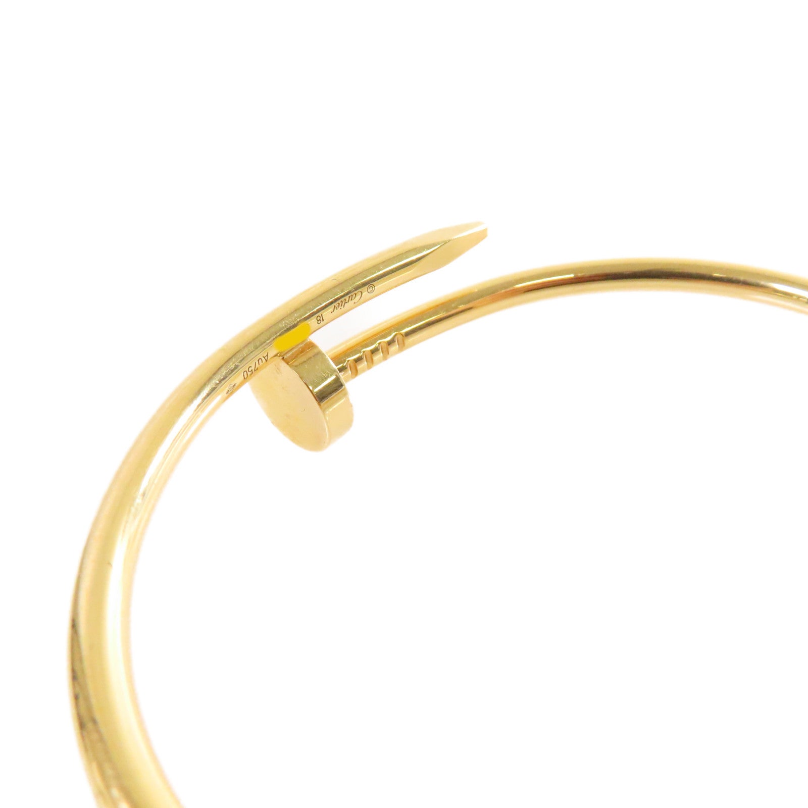 CARTIER 【激減優惠】18K 黃金Juste Un Clou Bracelet手鐲#18