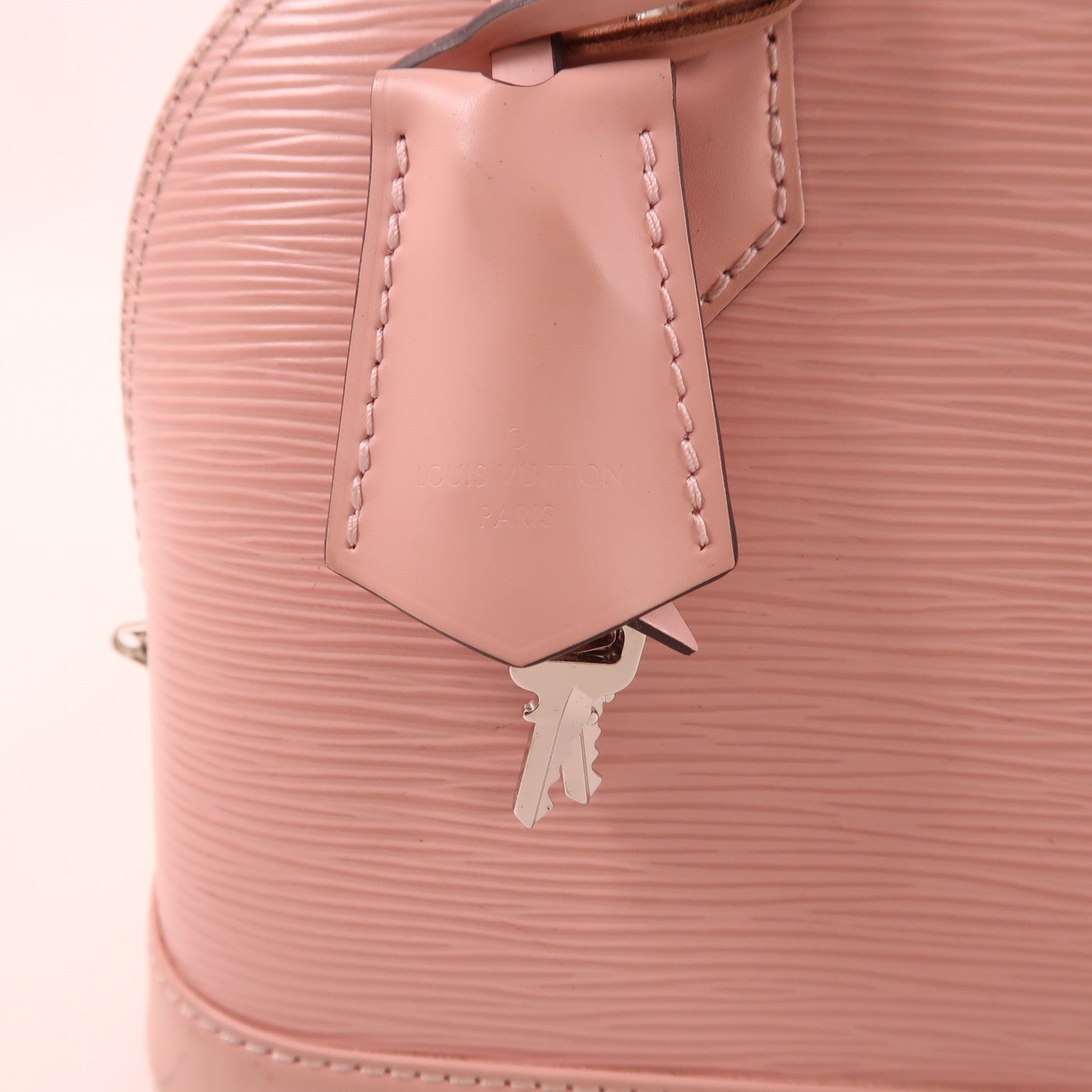 LOUIS VUITTON Epi Alma BB銀扣手挽肩背兩用袋