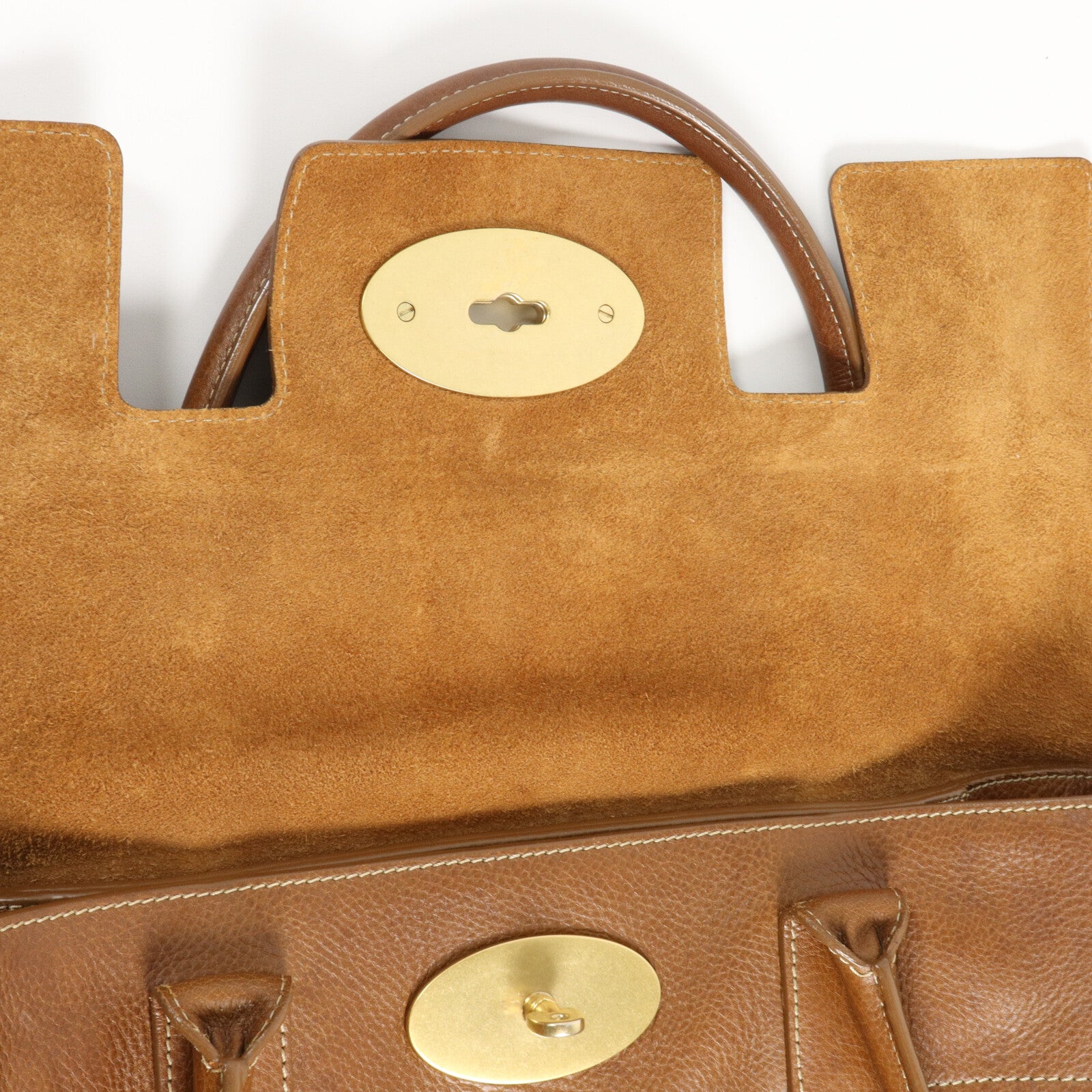 MULBERRY NVT皮革Bayswater手挽袋
