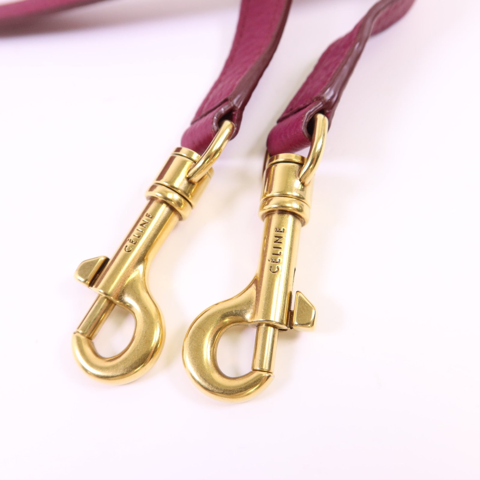 CELINE 牛皮皮革Nano Luggage金扣手挽肩背兩用袋