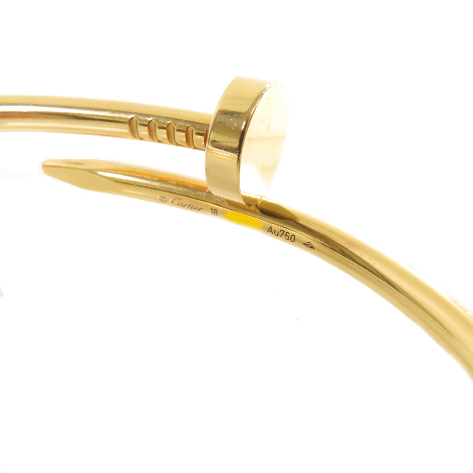 CARTIER 【激減優惠】18K 黃金Juste Un Clou Bracelet手鐲#18
