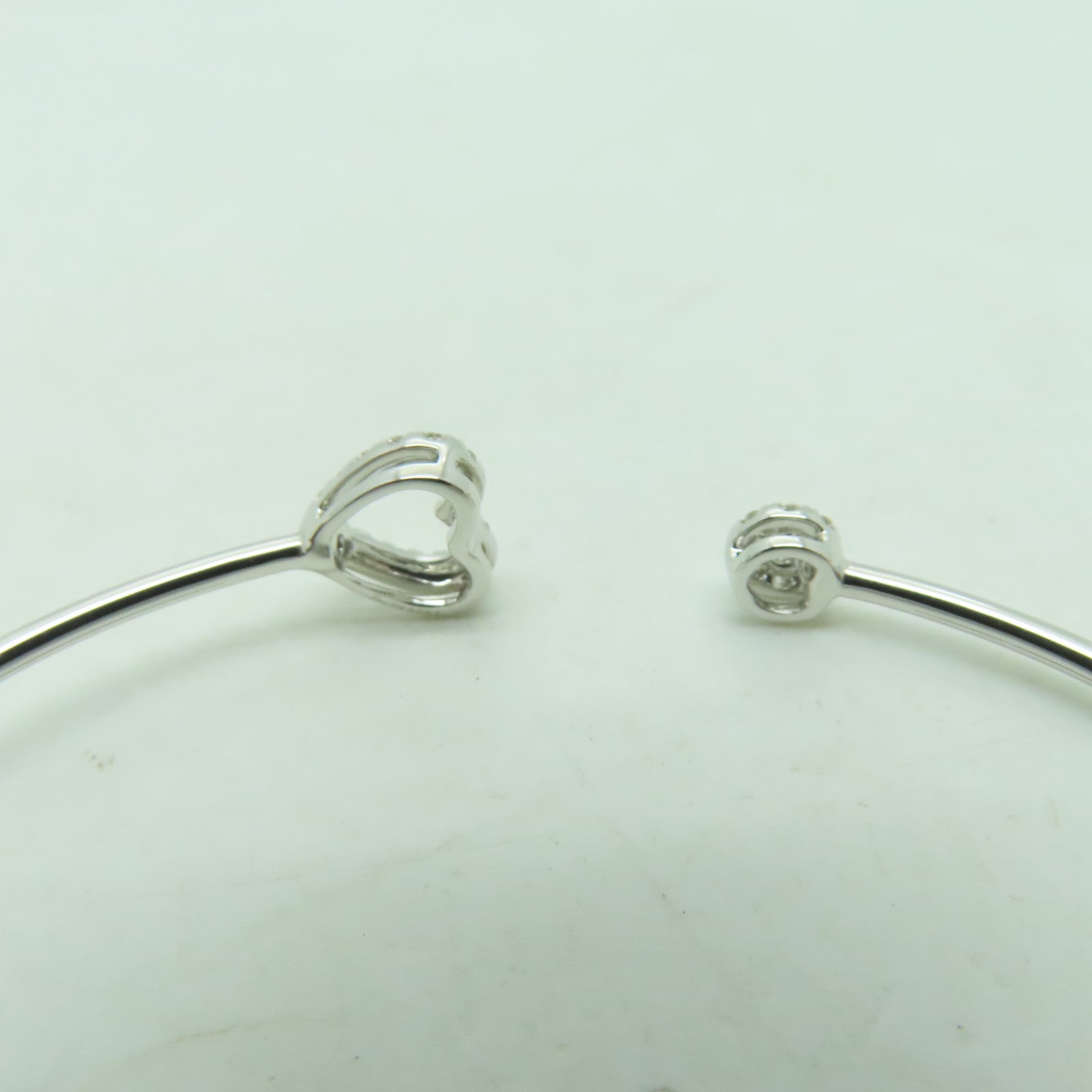 JEWELRY 【激減優惠】18K白金0.21ct鑽石Bangle手鐲銀色