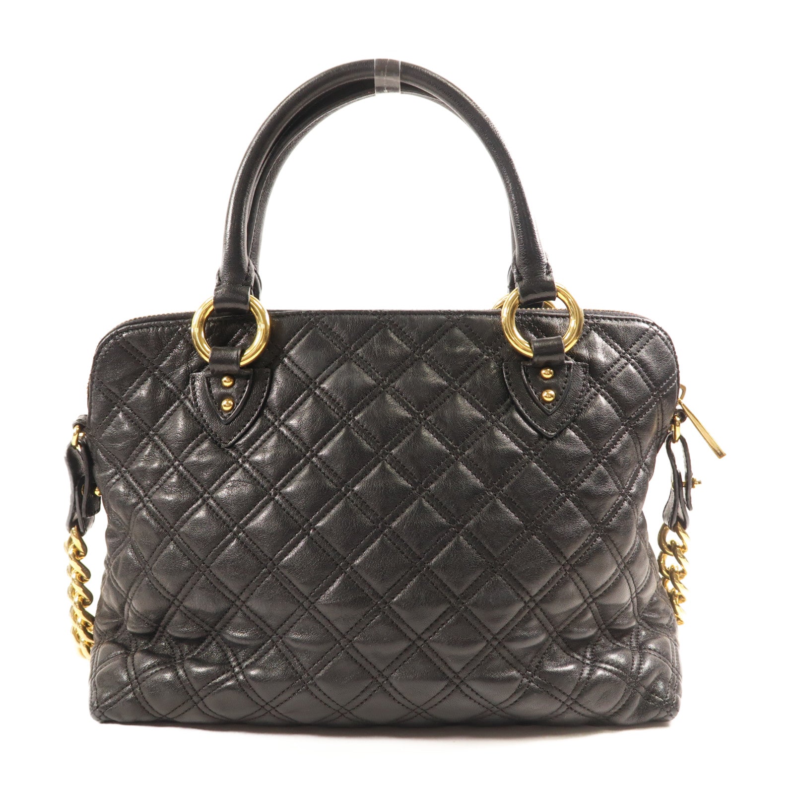 MARC JACOBS 皮革Shoulder Bag金扣手挽肩背兩用袋