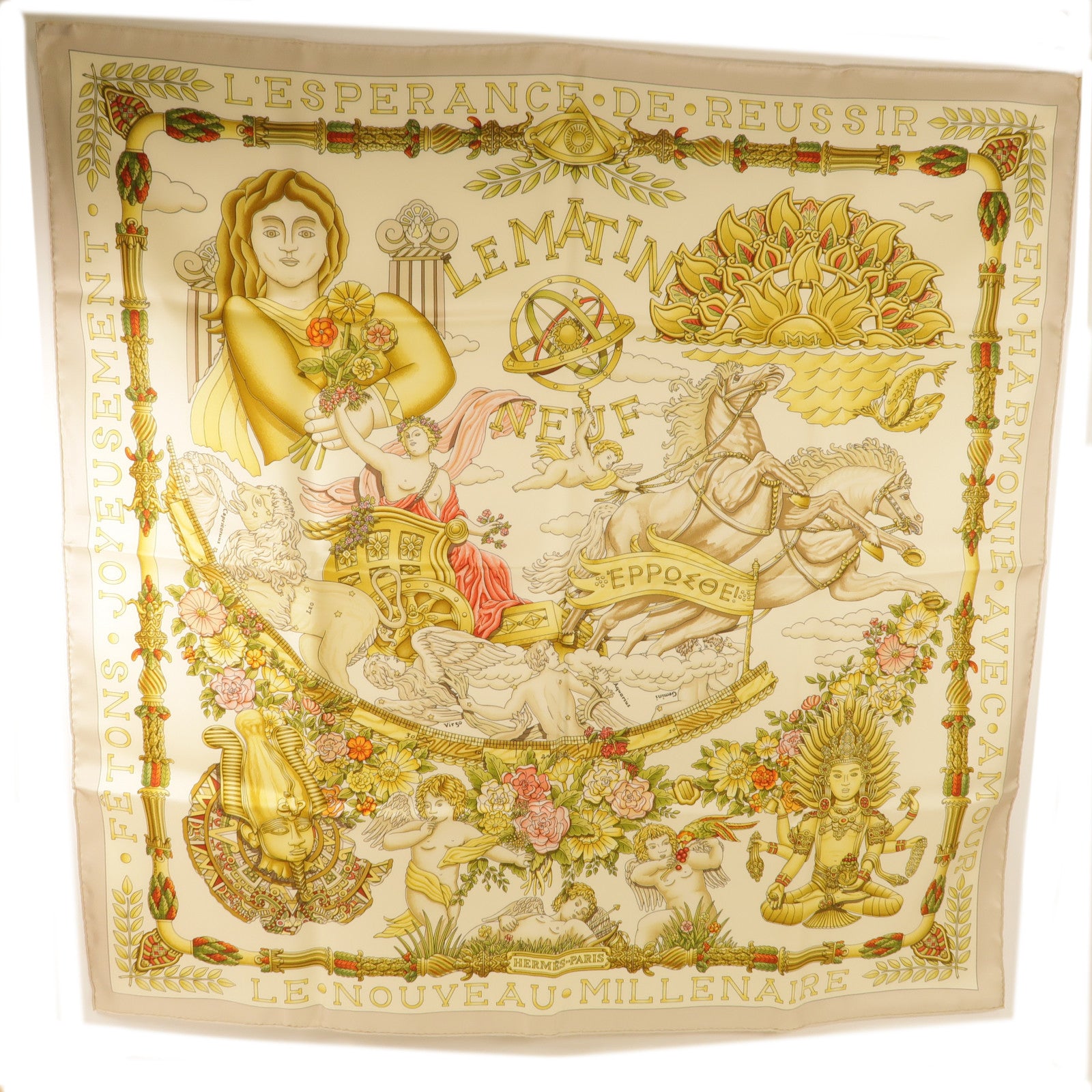 HERMES 絲質Scarf絲巾