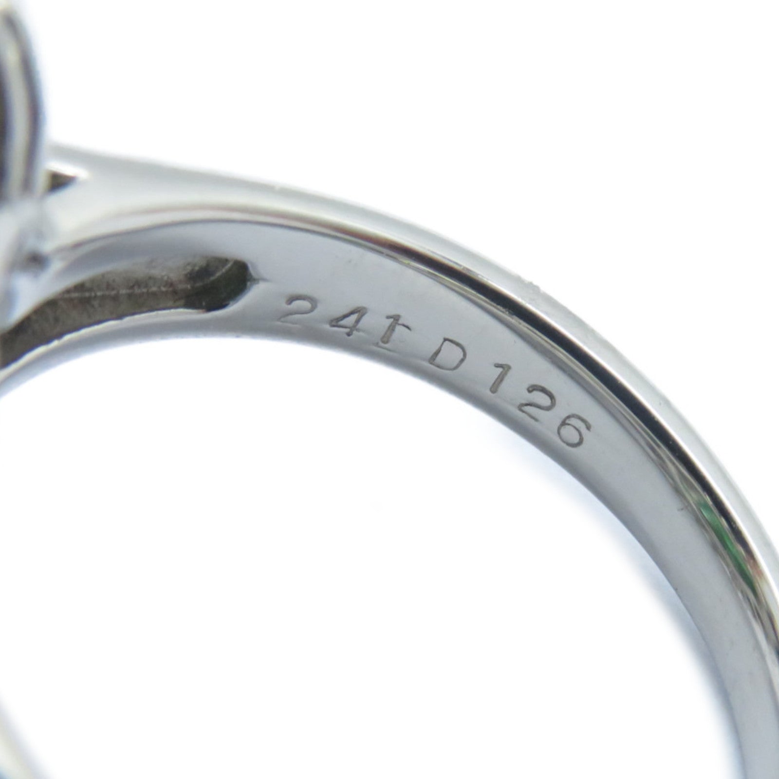 JEWELRY 【激減優惠】PT850鉑金Emerald Diamond Ring 2.41ct綠寶石/1.26ct鑽石戒指US#5.75