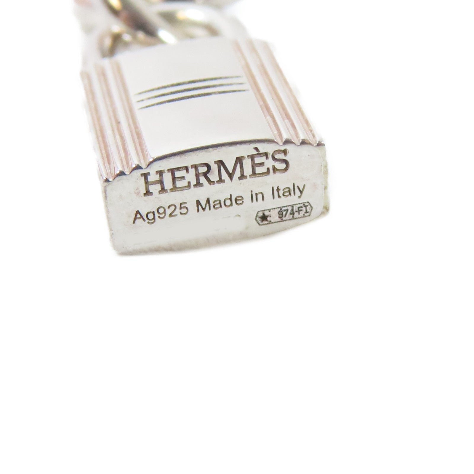 HERMES 925純銀Candenas Pendant Necklace項鍊#40cm