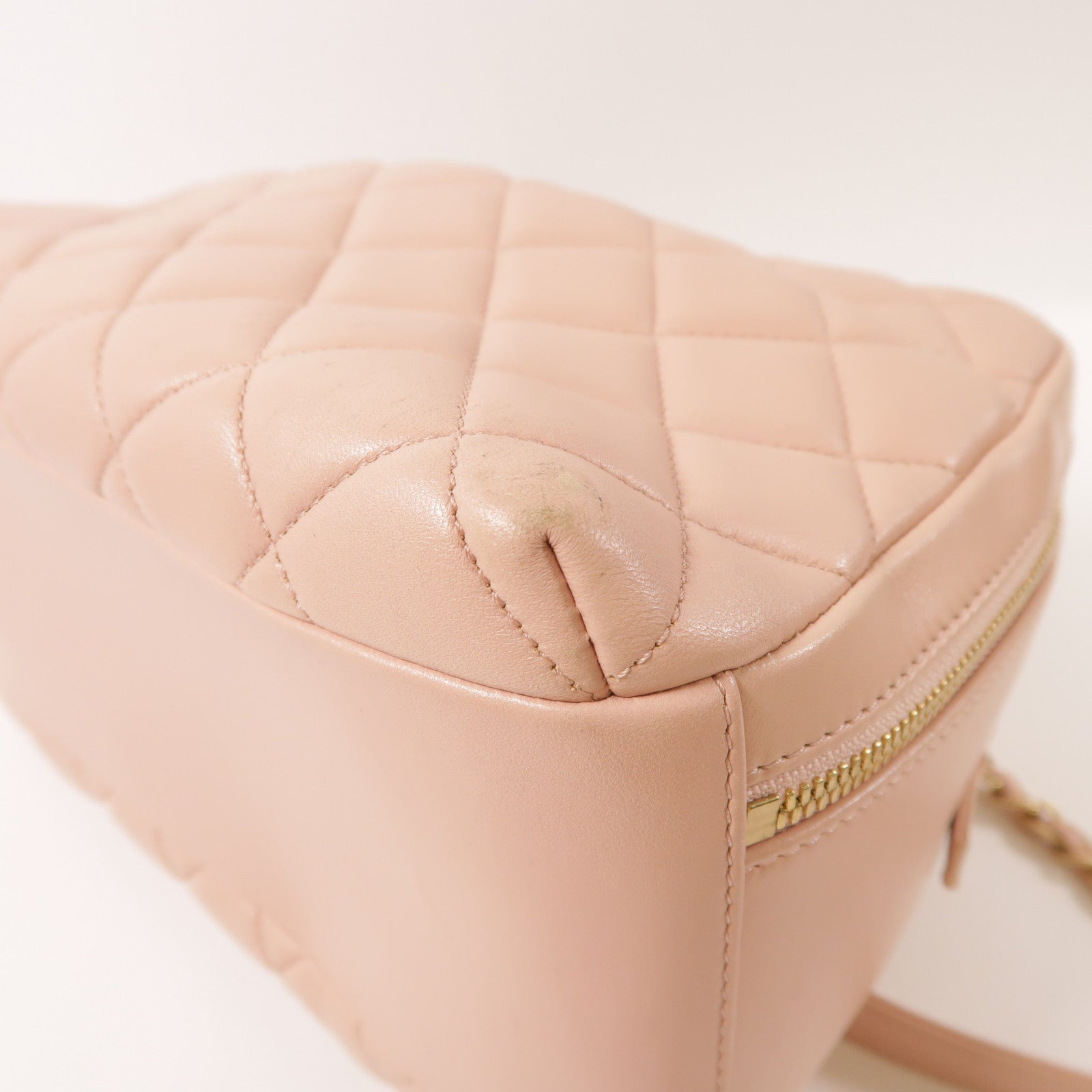 CHANEL 羊皮皮革2way Shoulder Bag金扣鏈帶手挽肩背兩用袋