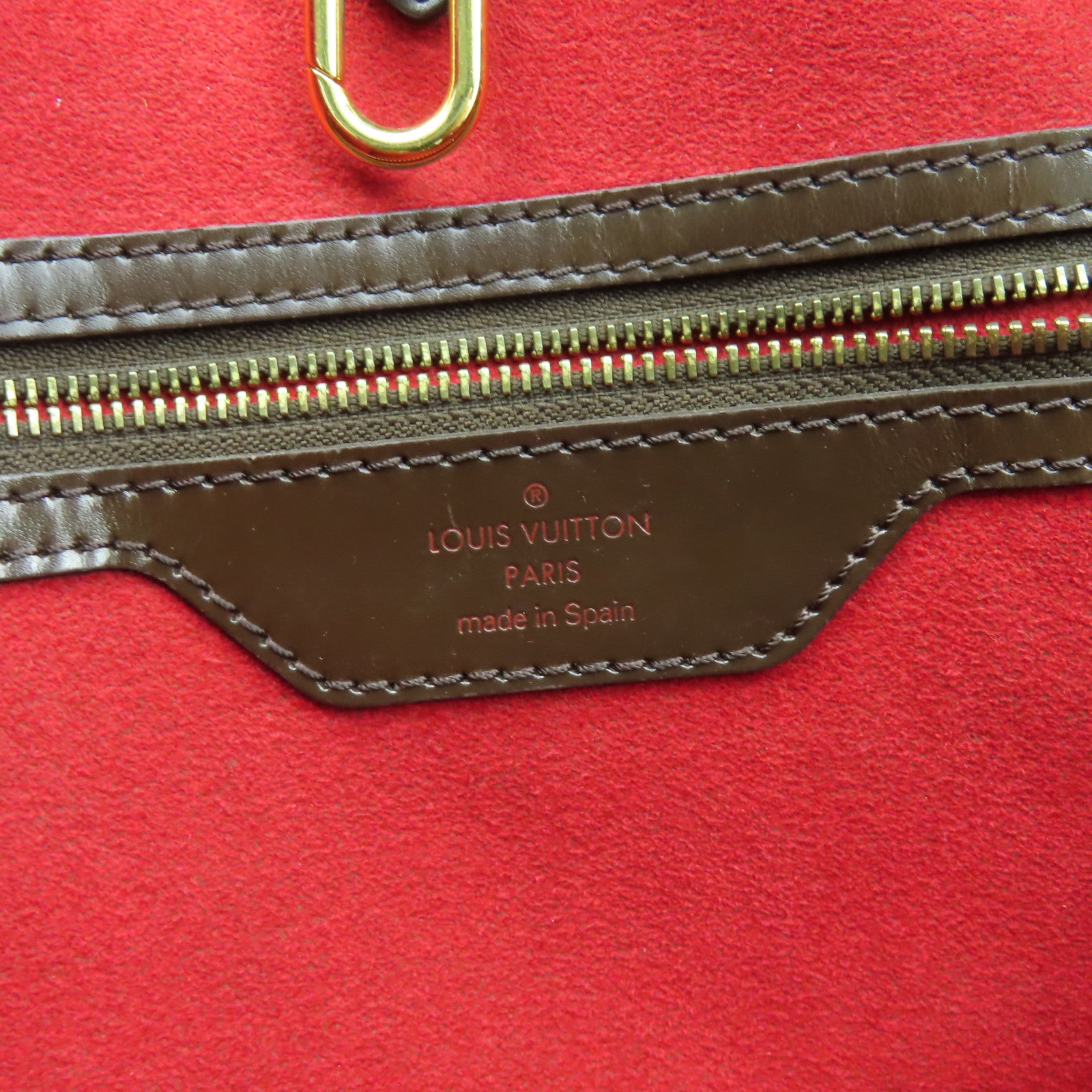 LOUIS VUITTON **【激減優惠】Damier Ebene Hampstead MM金扣肩背袋啡色