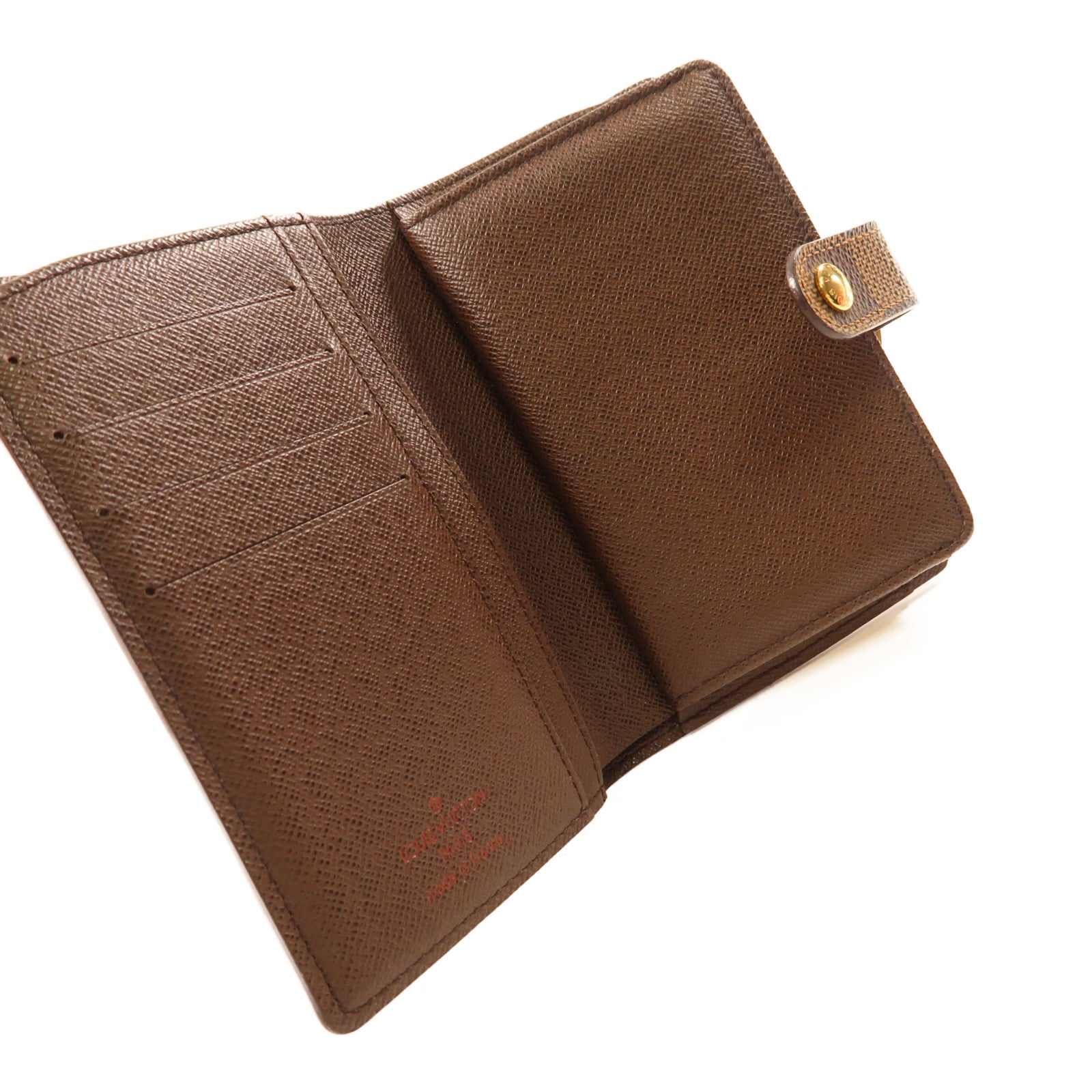 LOUIS VUITTON Damier Portefeuille Viennois Wallet金扣錢包