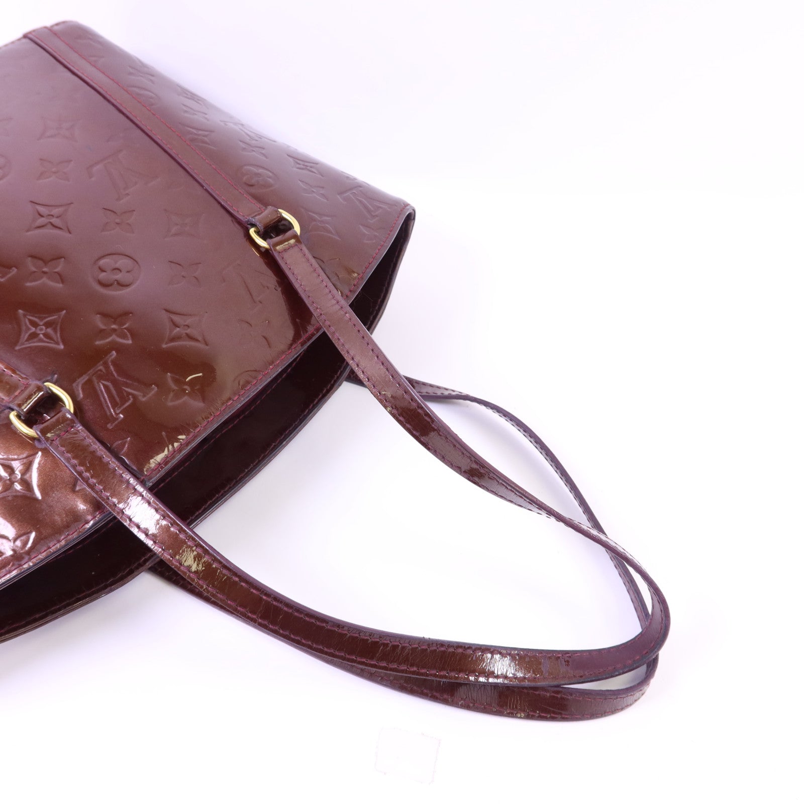 LOUIS VUITTON Vernis Avalon MM金扣肩背袋
