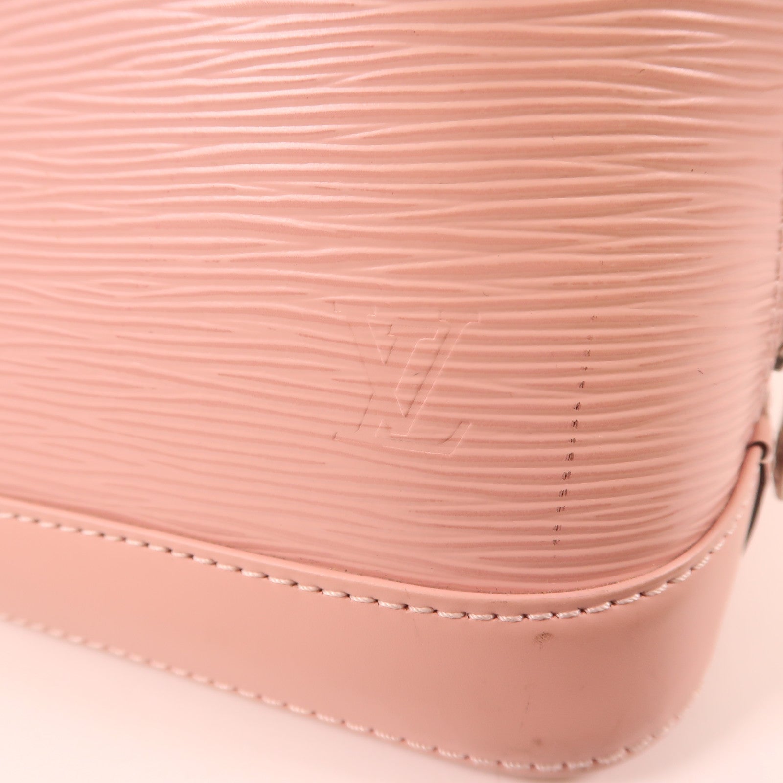 LOUIS VUITTON Epi Alma BB銀扣手挽肩背兩用袋