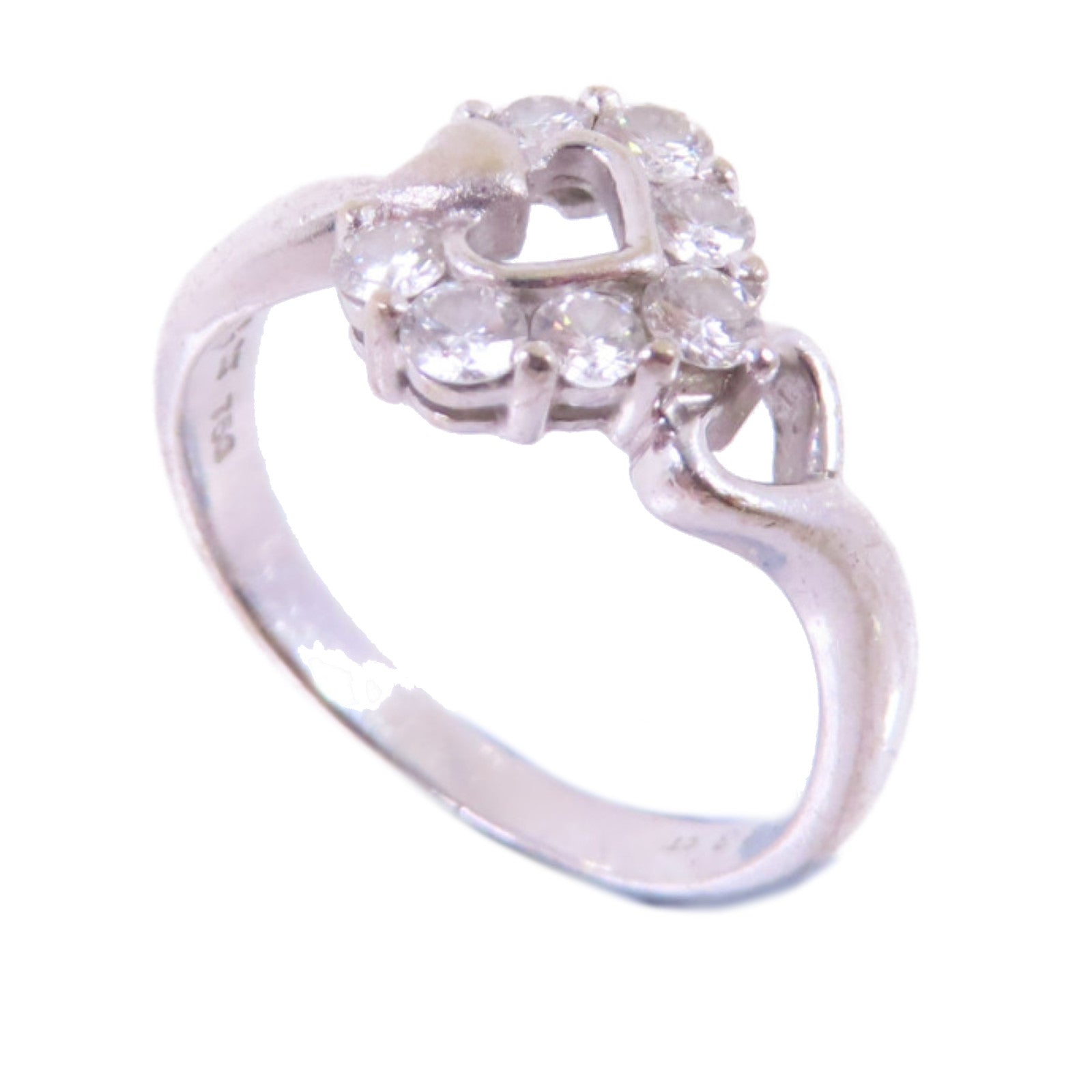 JEWELRY 18K白金Diamond Ring 0.33ct鑽石戒指US#4.75