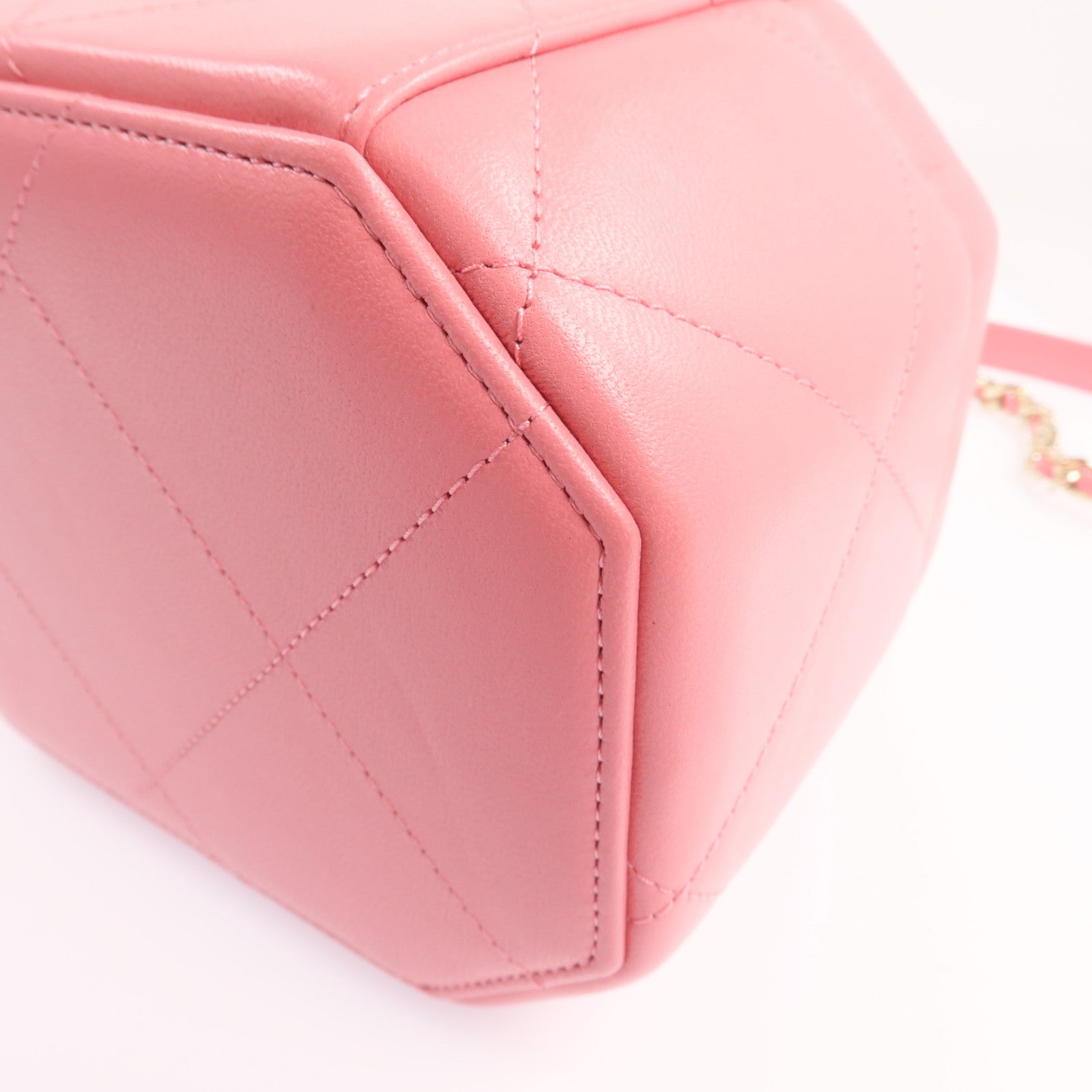 CHANEL 羊皮皮革Chain Shoulder Bag金扣鏈帶肩背袋