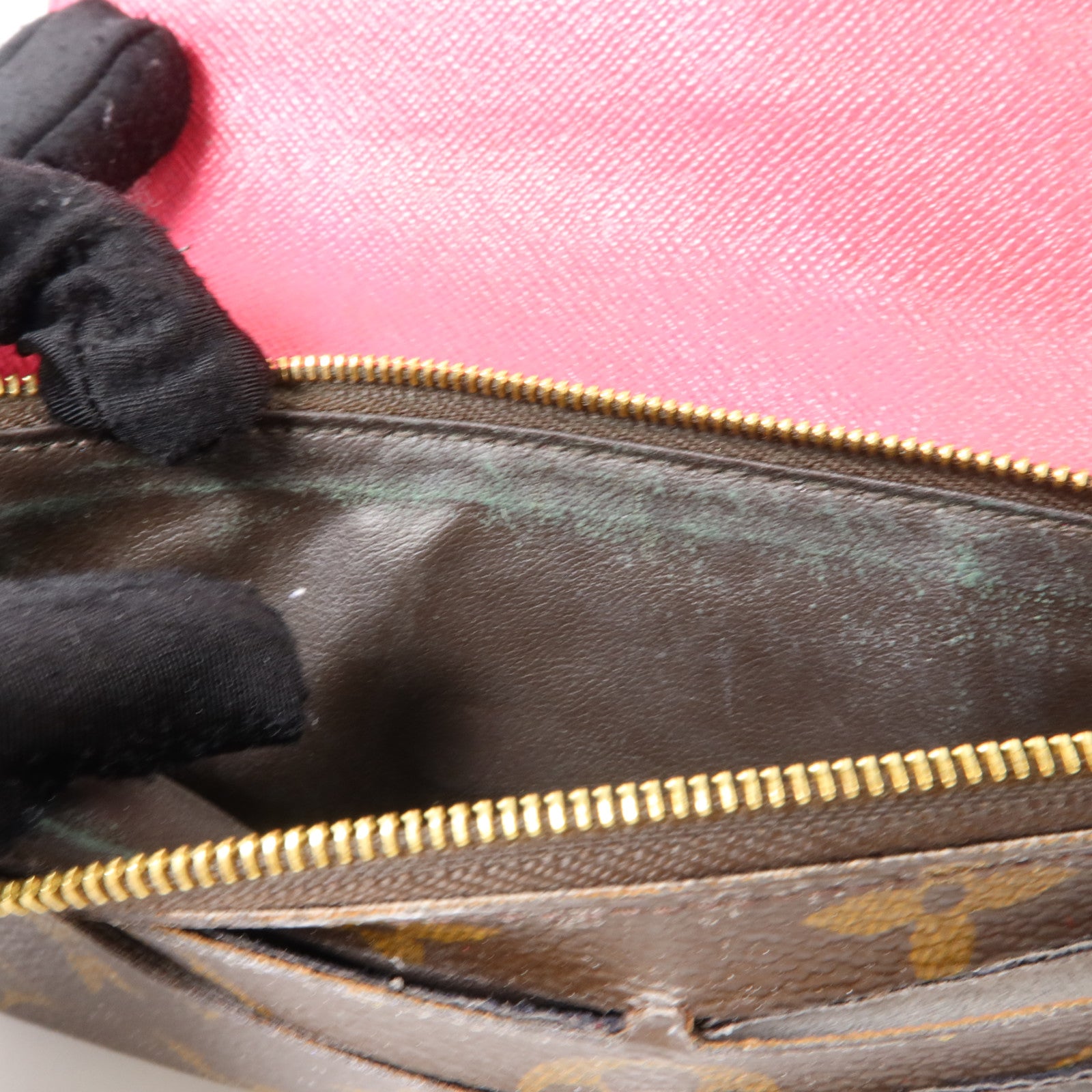 LOUIS VUITTON Monogram Emilie金扣長錢包