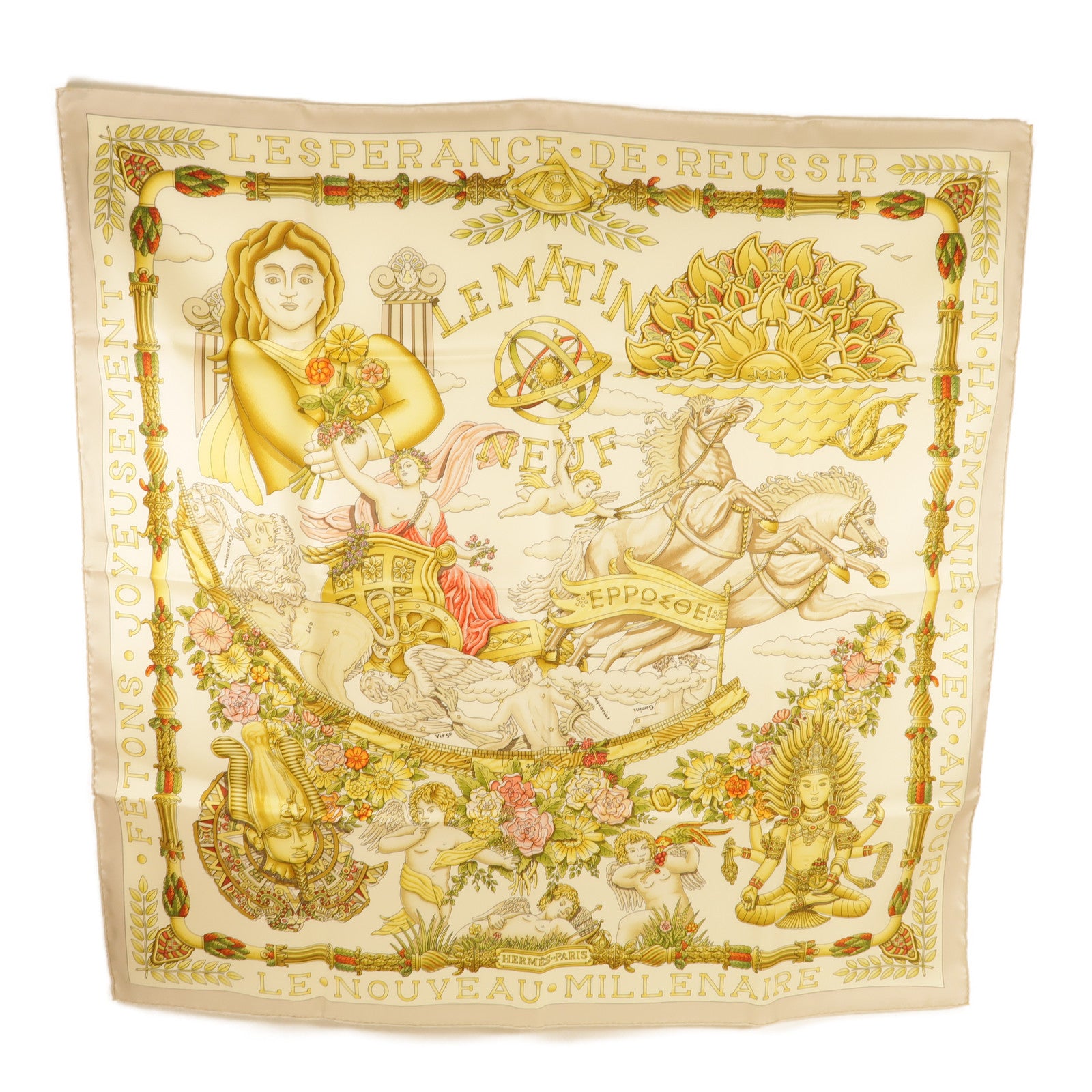 HERMES 絲質Scarf絲巾