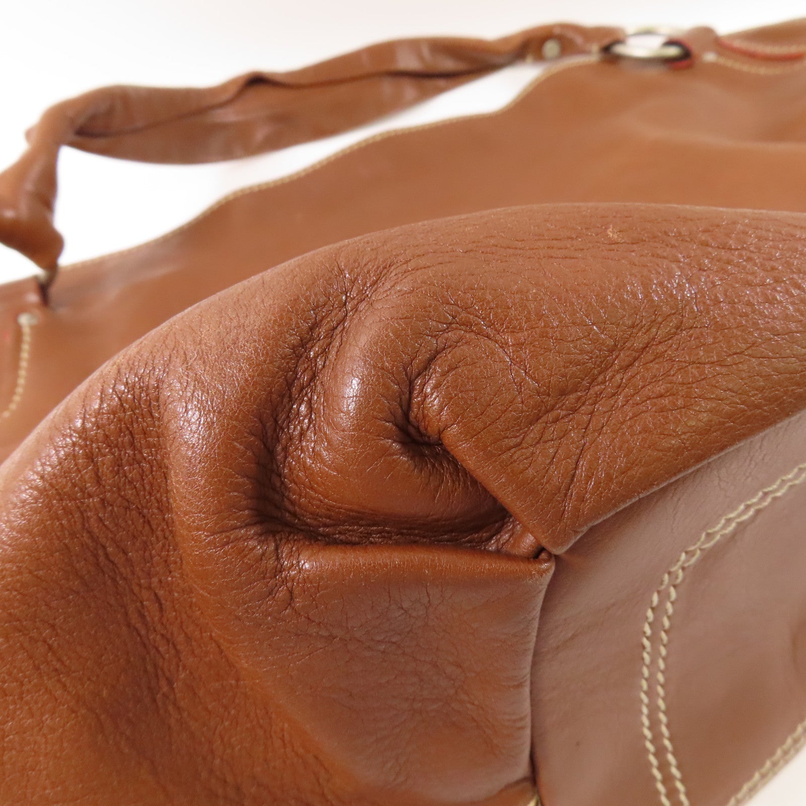 CELINE 【激減優惠】牛皮皮革Shoulder Bag銀扣肩背袋