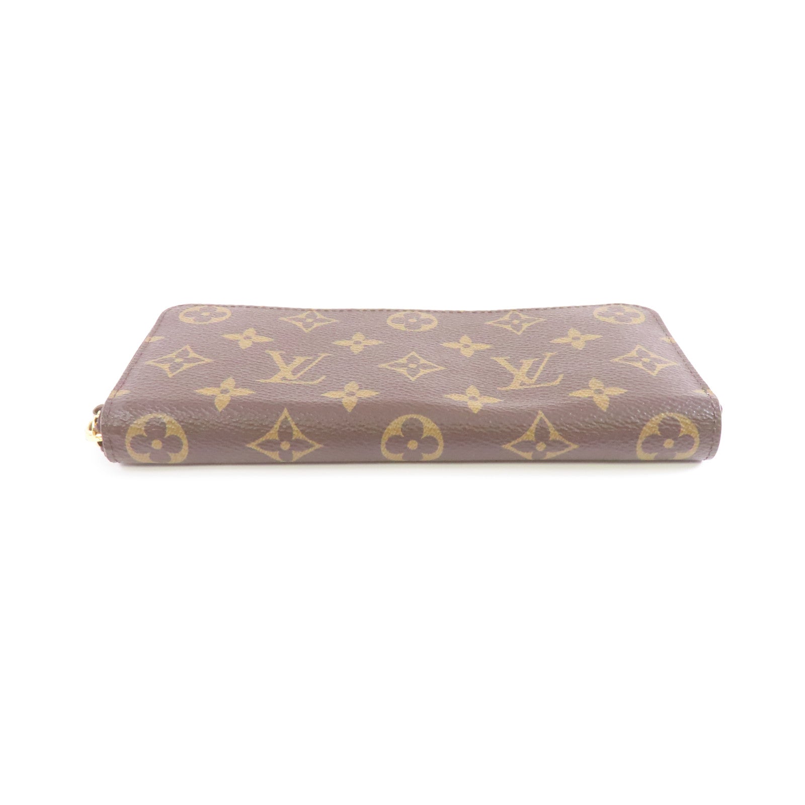 LOUIS VUITTON Monogram Clemence Wallet金扣長錢包棕色/粉紅色