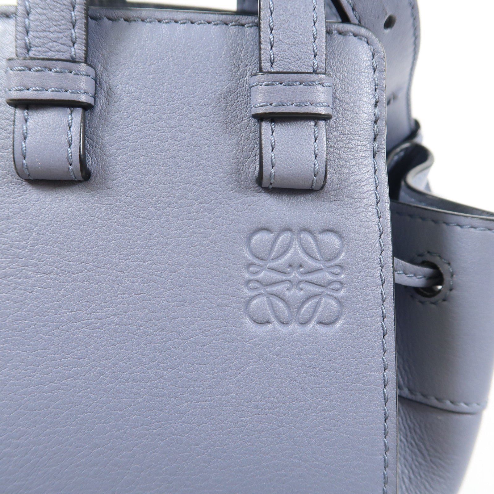 LOEWE 牛皮皮革Mini Hammock手挽肩背兩用袋