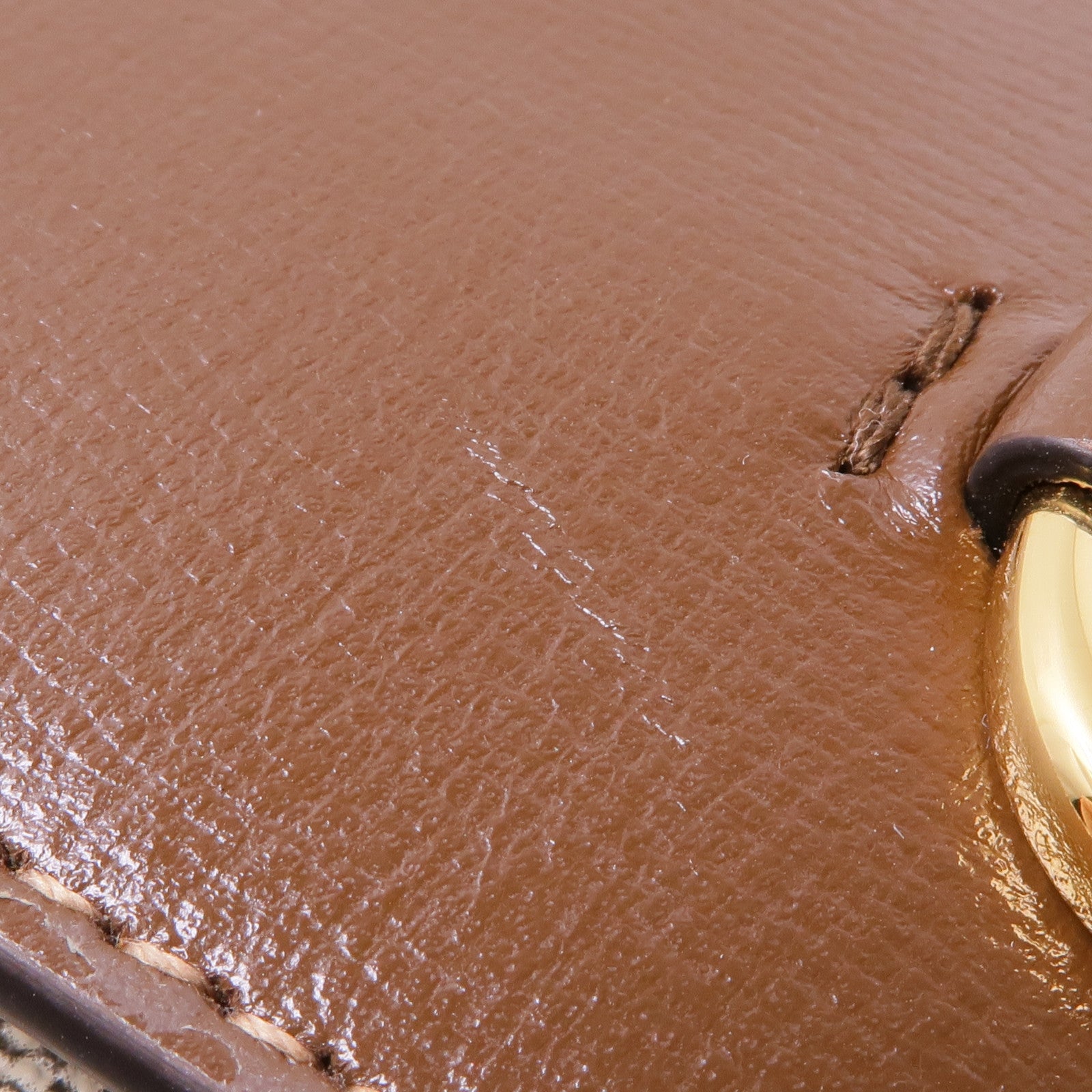 GUCCI 塗層帆布Horsebit 1955金扣肩背袋