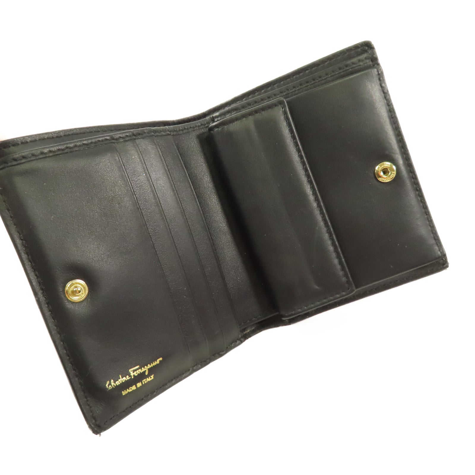 Salvatore Ferragamo 羊皮皮革Wallet金扣錢包