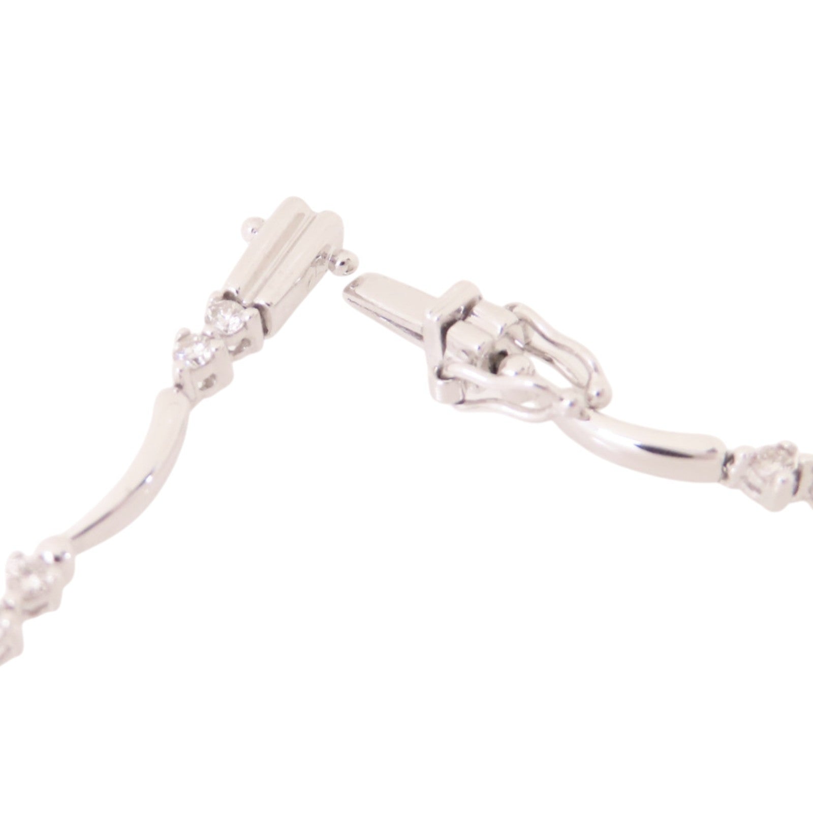 JEWELRY Diamond Bracelet 18K White Gold