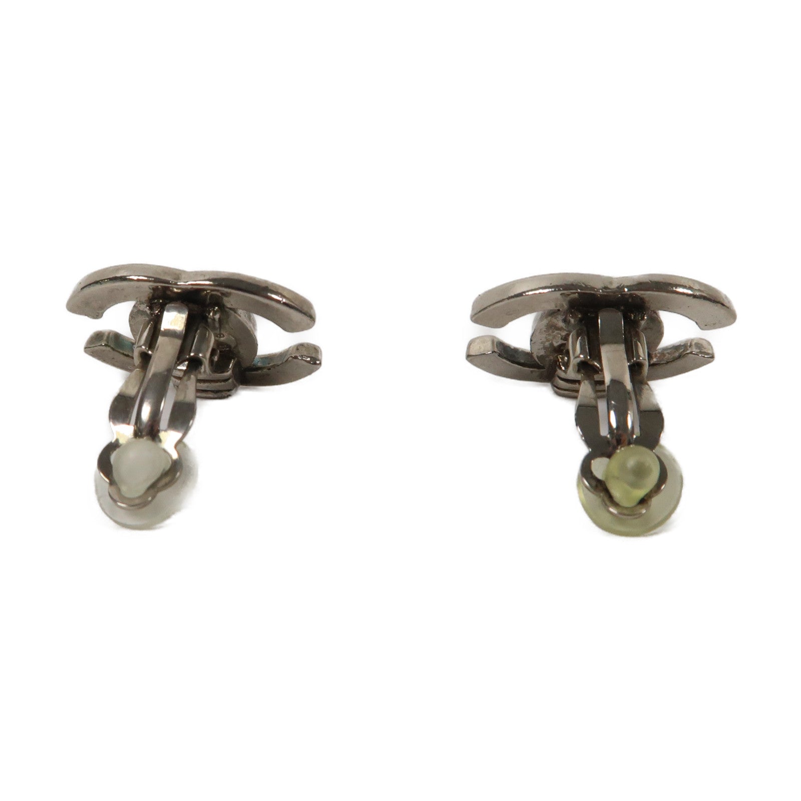 CHANEL 金屬Earrings耳環銀色