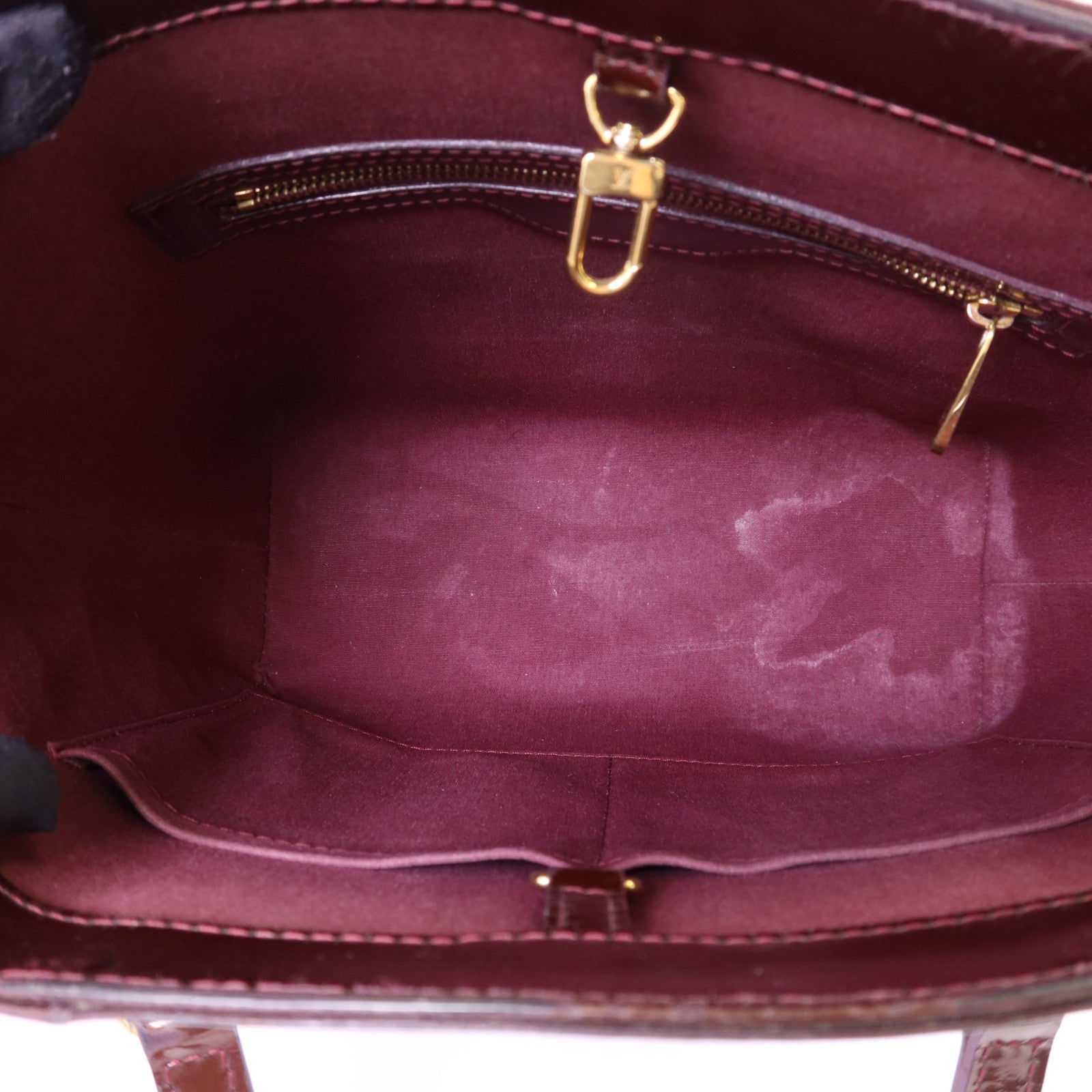 LOUIS VUITTON Vernis Avalon MM金扣肩背袋