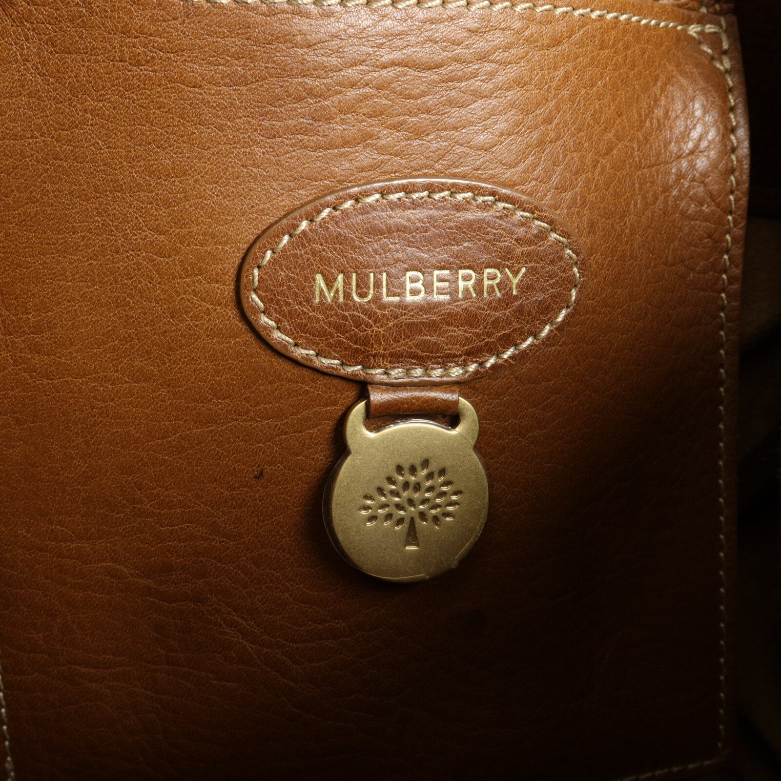 MULBERRY NVT皮革Bayswater手挽袋