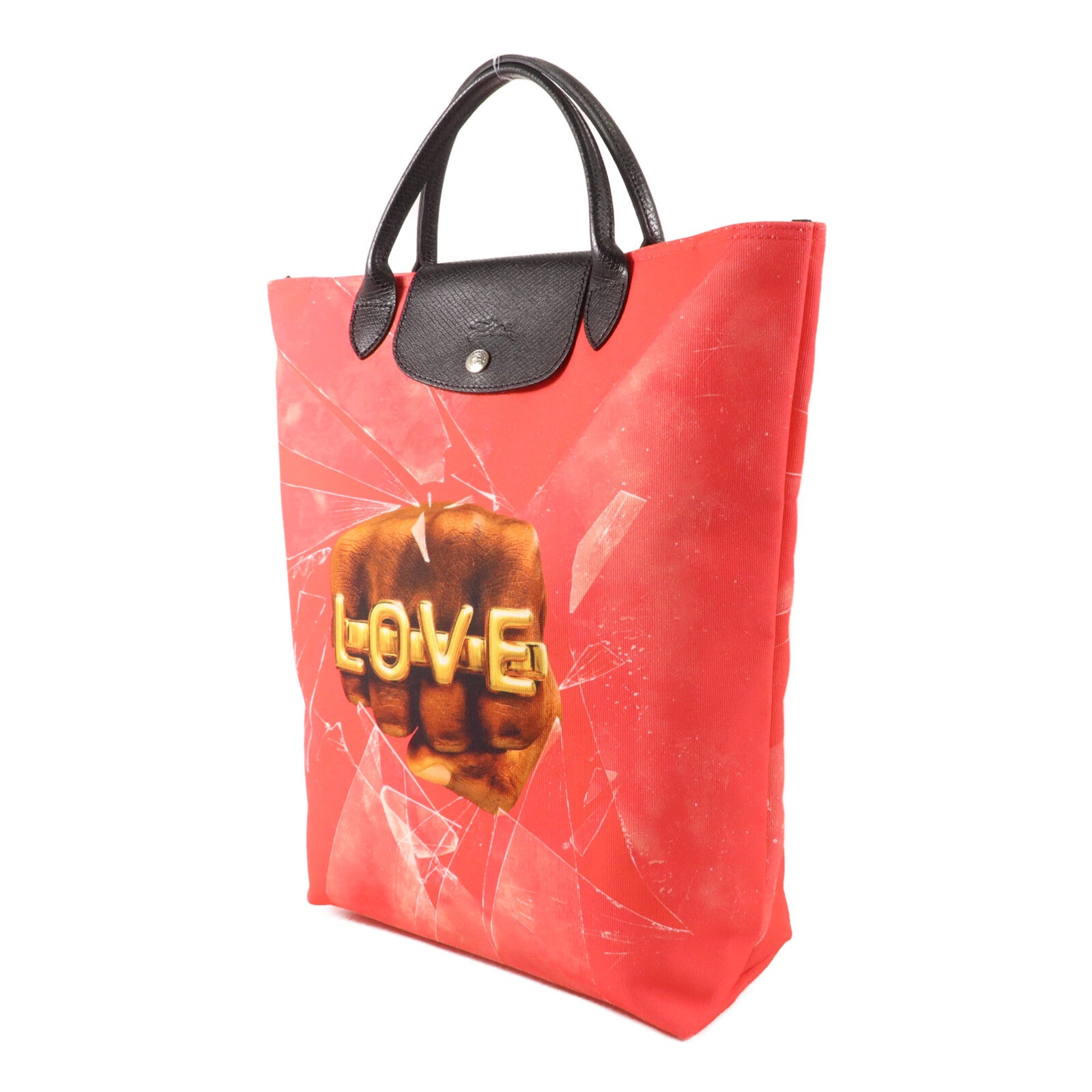 Longchamp 帆布/牛皮皮革LONGCHAMP X TOILETPAPER Bolso Shopper M手挽袋
