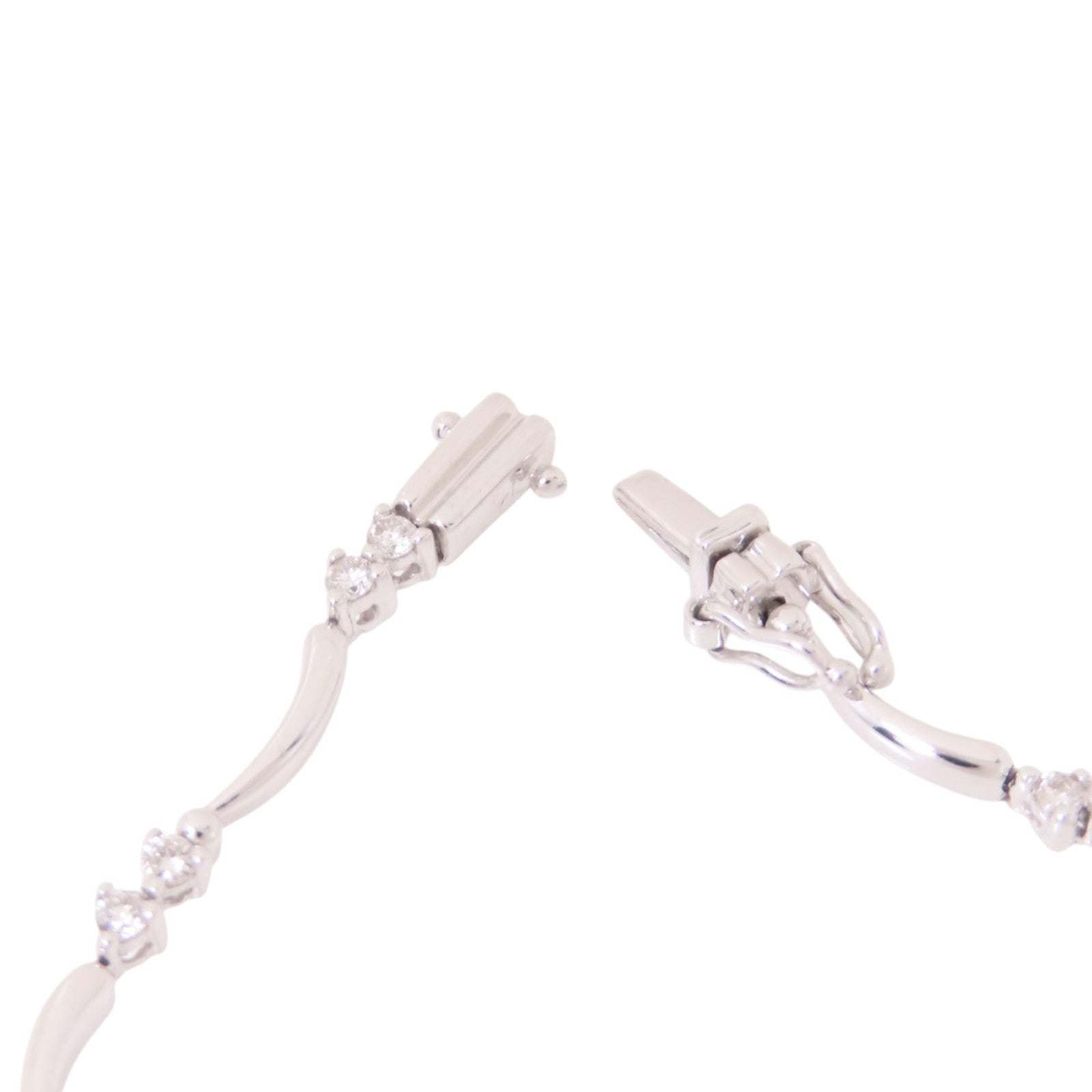 JEWELRY Diamond Bracelet 18K White Gold