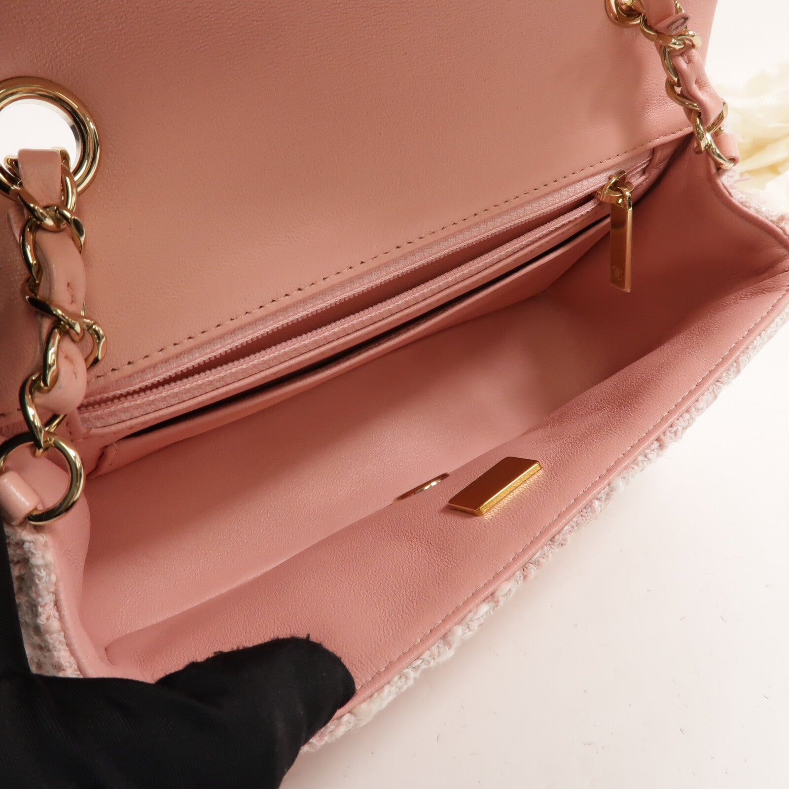 CHANEL Tweed Classic Flap Bag肩背袋