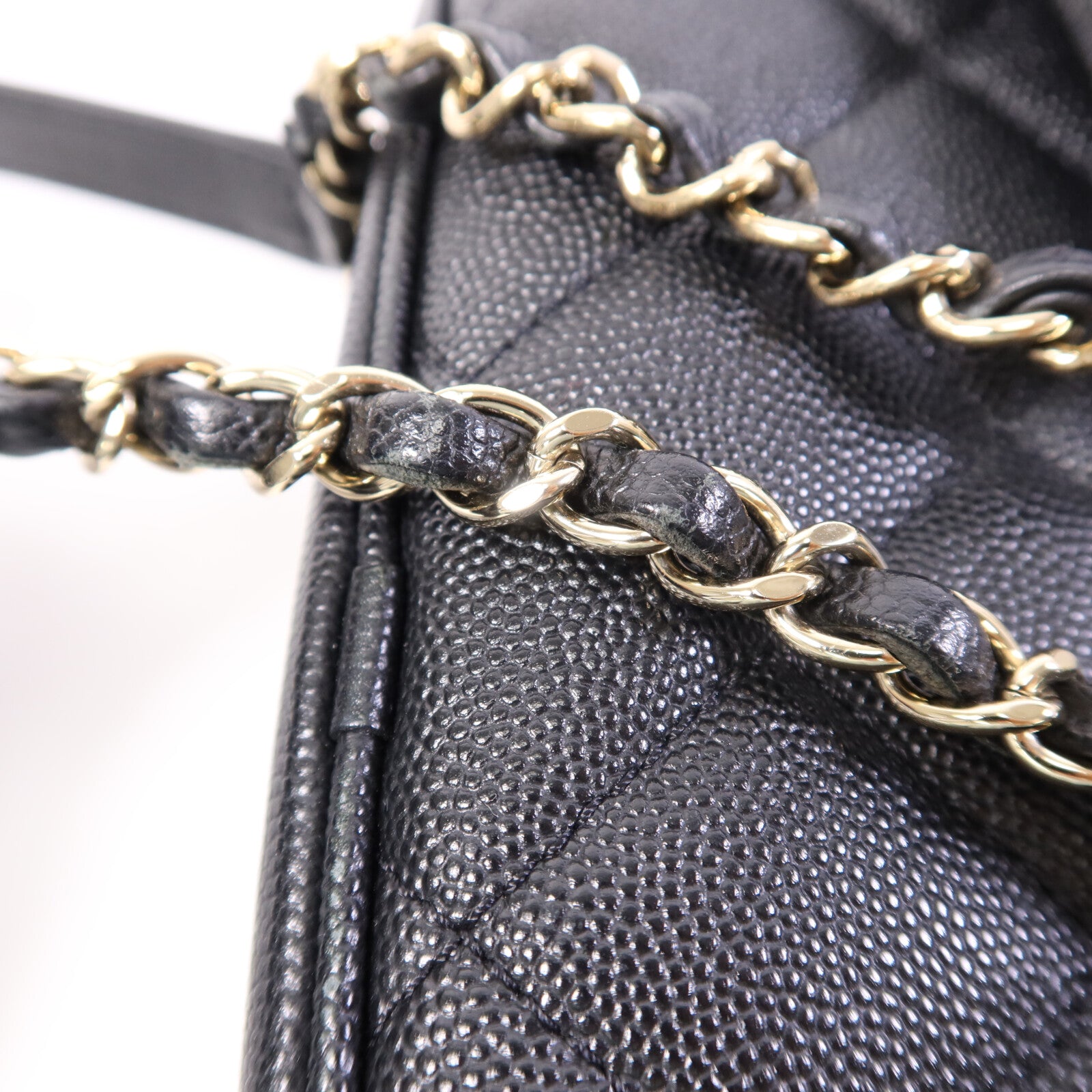 CHANEL 【激減優惠】牛皮皮革Waist Bag金扣腰包