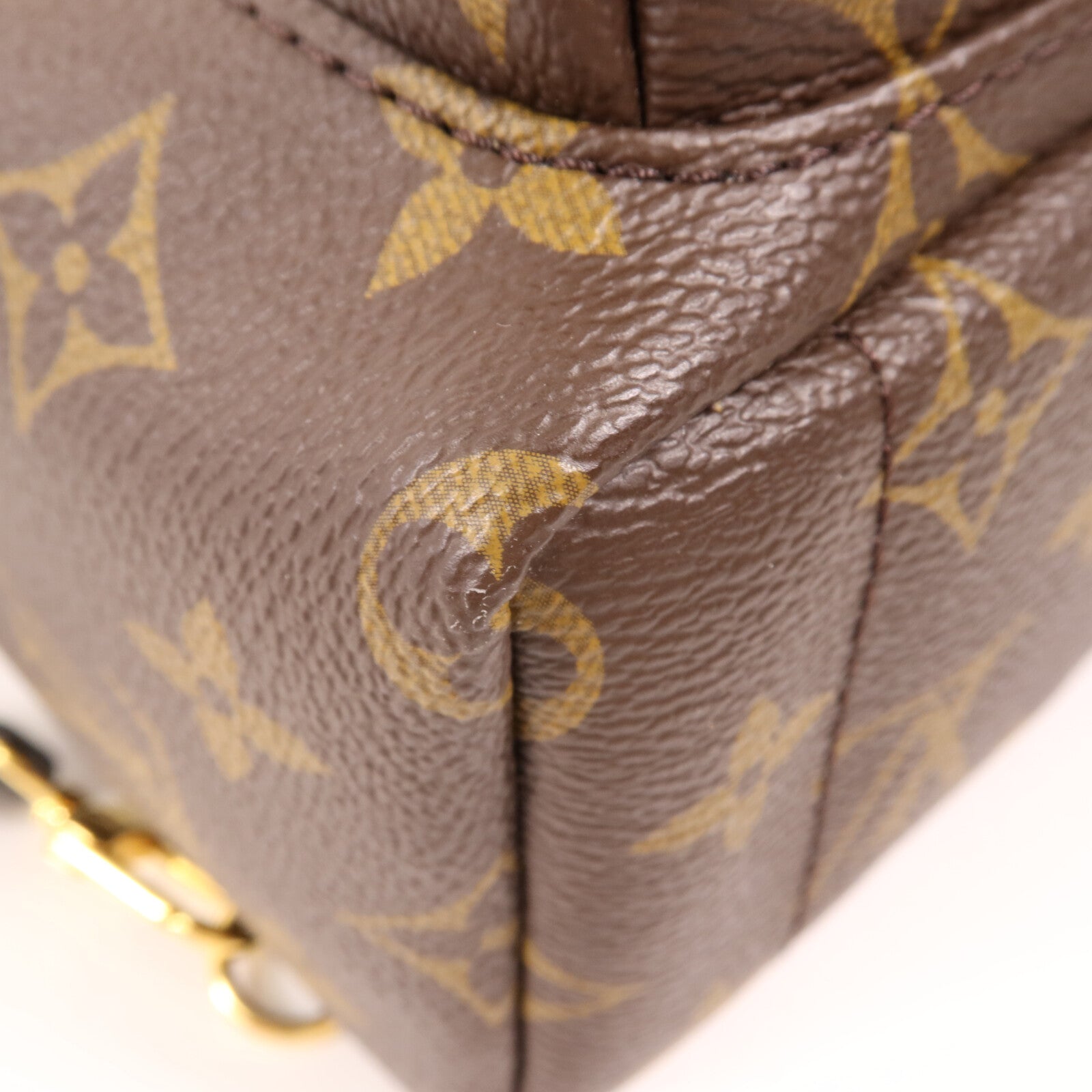 LOUIS VUITTON 【激減優惠】Monogram Palm Springs Mini金扣背包